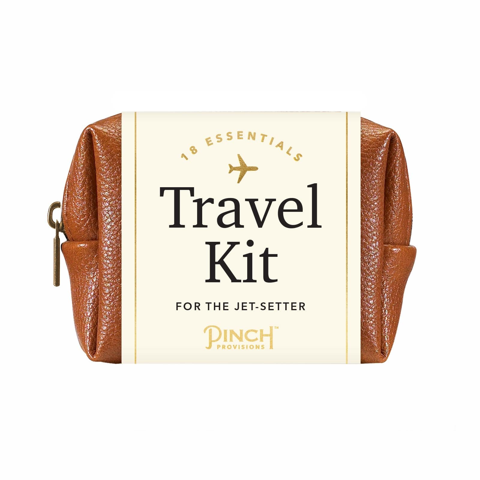 Pinch Provisions Travel Kit, includes 18 Must-Have Emergency Essential Items for Travelling, Ideal Road Trip or Airport Gift for Friends, Family & Peers, Portable Pouch