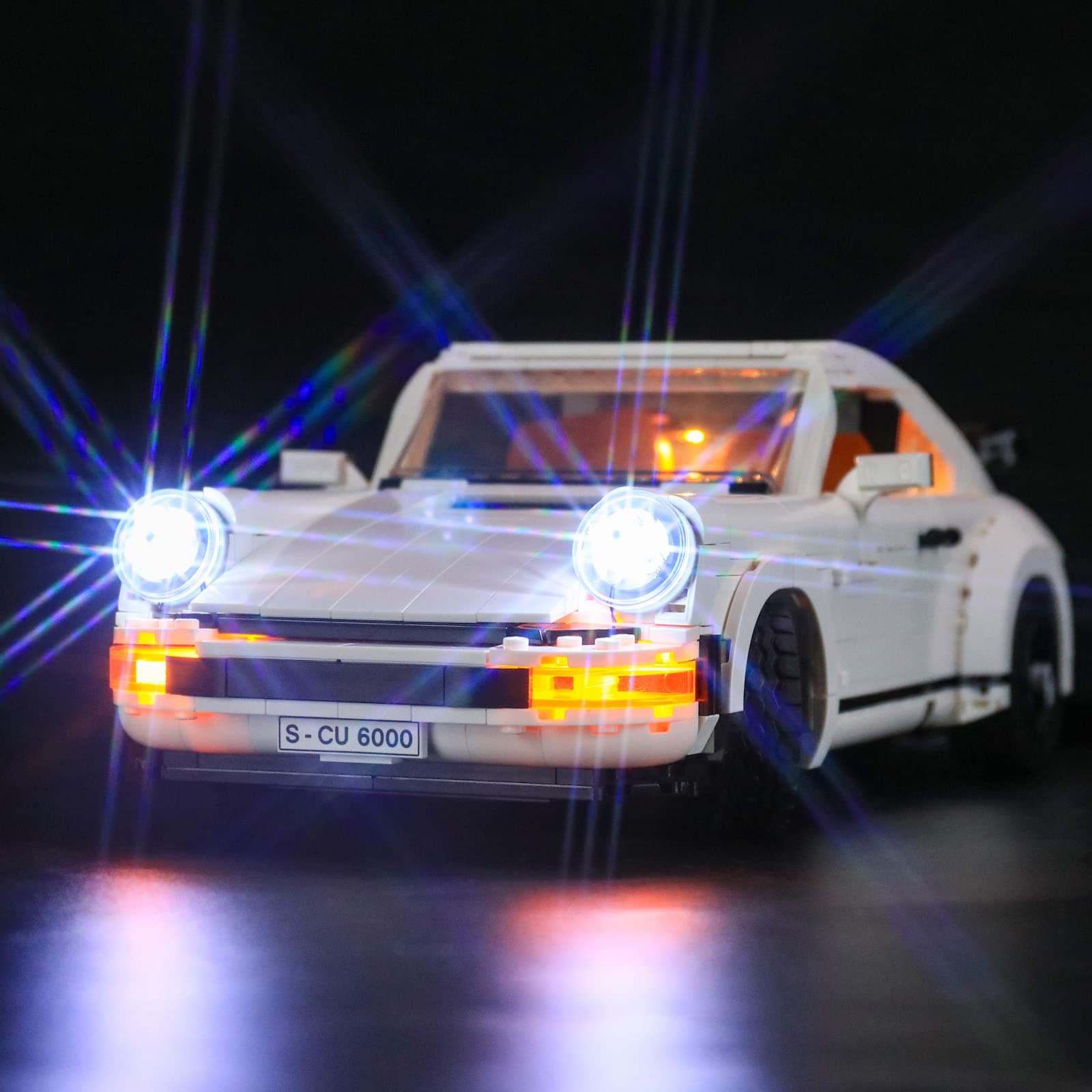 LED Light Kit for New 2021 Porsche 911 - Compatible with Lego 10295 Creator Expert Model (Model Set Not Included)