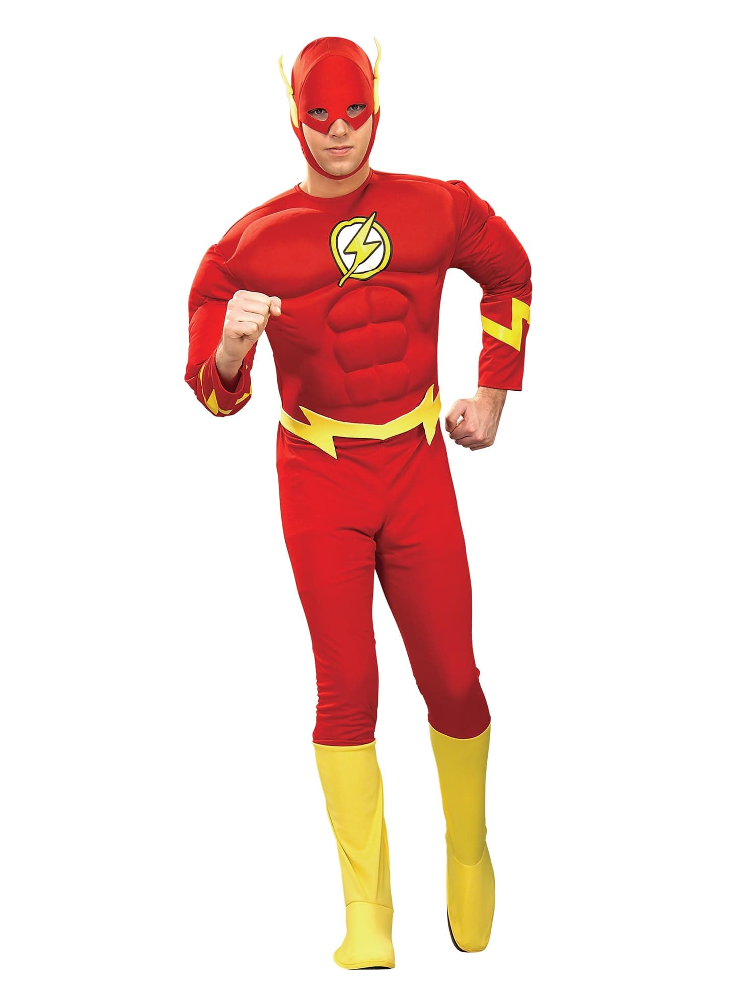 Costume Dc Heroes and Villains Collection Deluxe Muscle Chest Flash Costume(Adult)