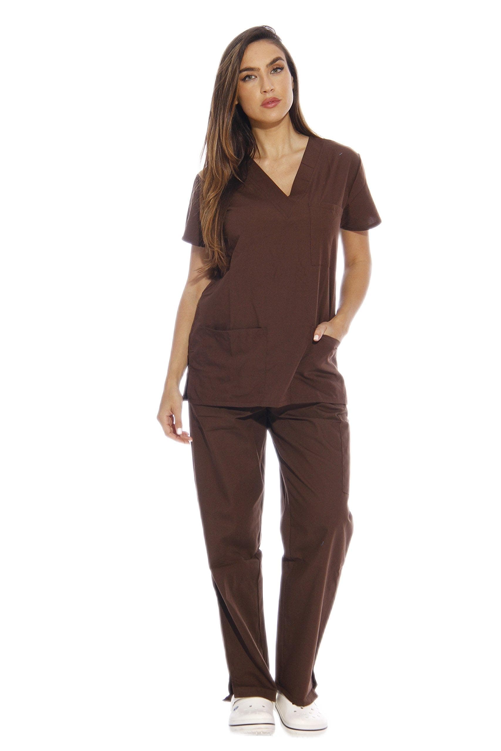 Just LoveJust Love Women's Scrub Sets Six Pocket Medical Scrubs (V-Neck Cargo Pant)
