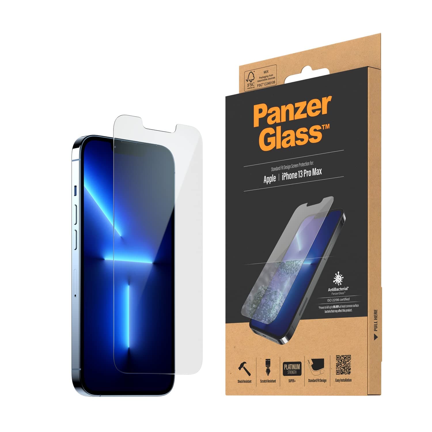 PanzerGlassScreen Protector for iPhone 13 Pro Max 2021 6.7 Inch Case Friendly