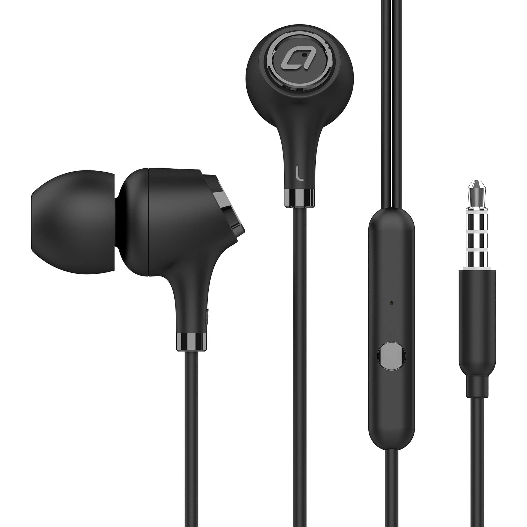 Artis E500M in-Ear Headphones with Mic (Black)