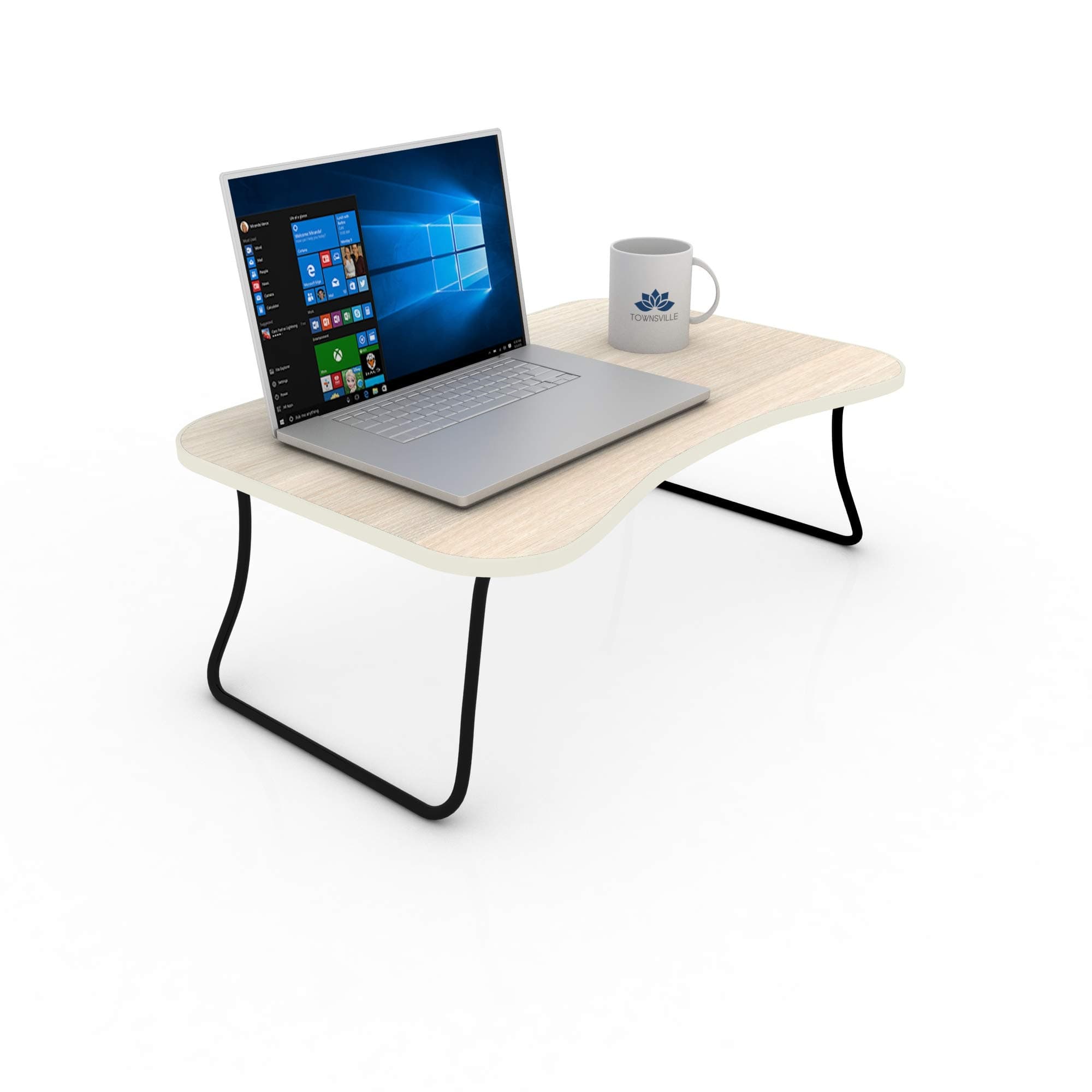 Townsville Sleeko Laptop Table (Light Acacia)