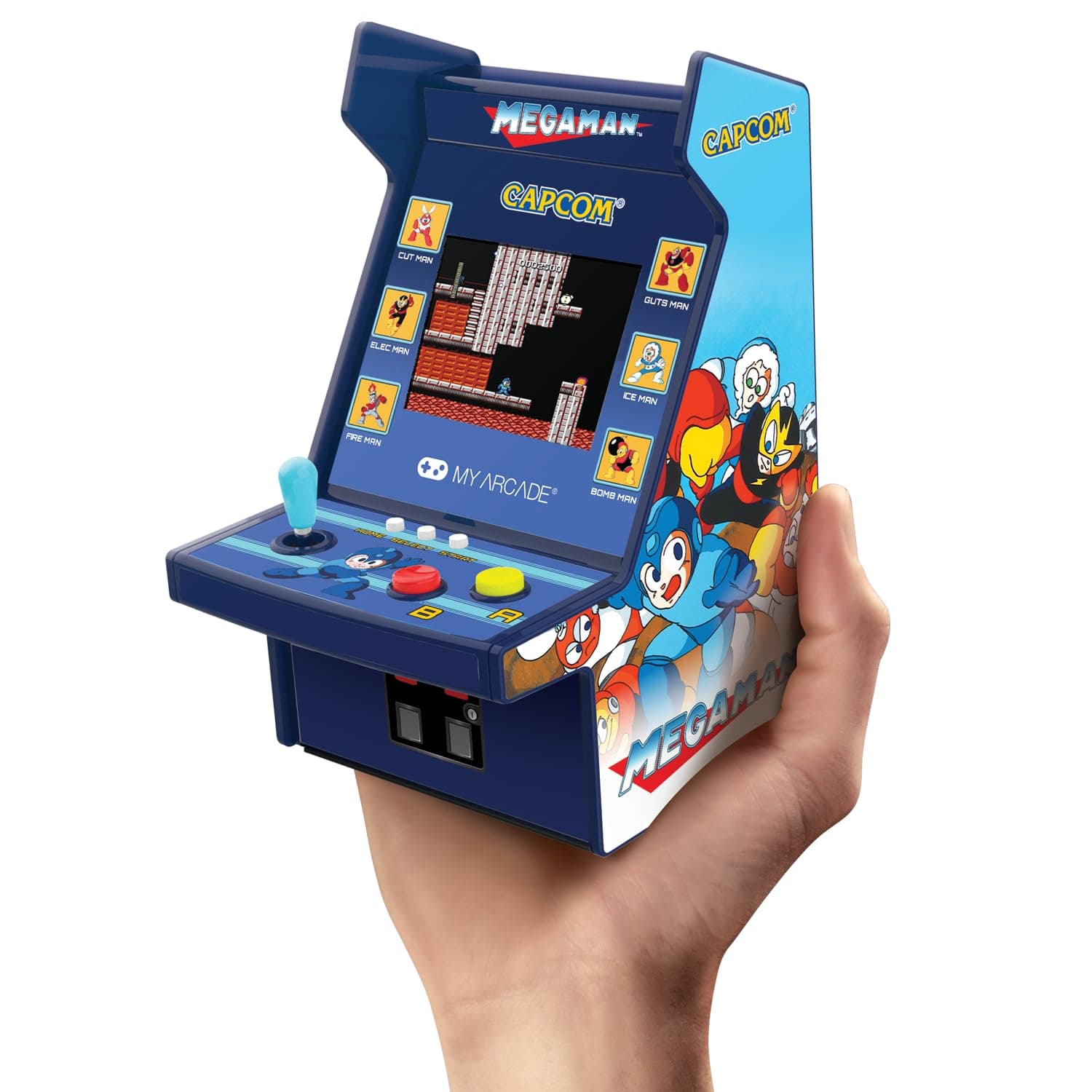 Mega Man Micro Player Pro Portable Retro Arcade (6 GAMES IN 1)