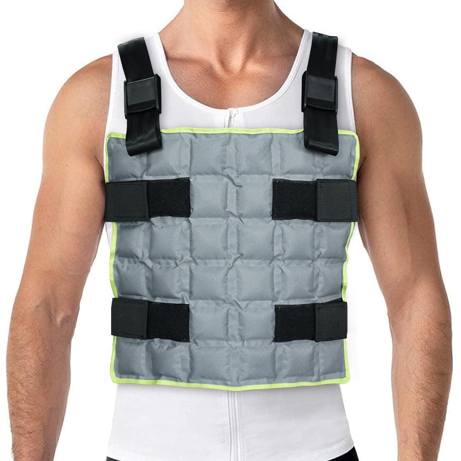 MR.ICEMR.ICE Cooling Vest for Men & Women - Adjustable Ice Vest for Motorcycle, Workers, Sports, Outdoor, Heat Relief