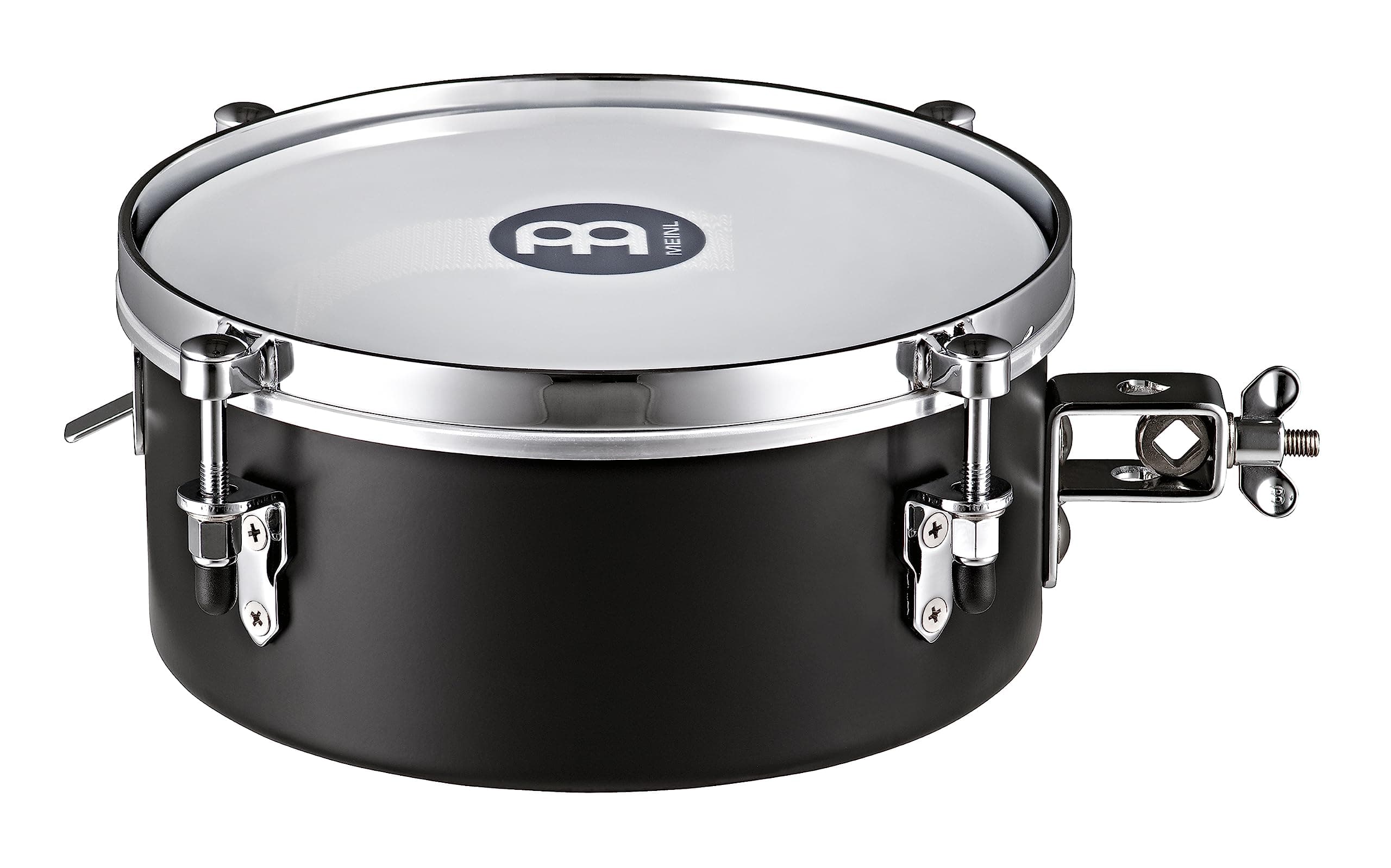 MDST10BK 10-Inch Steel Mountable Drummer Snare Timbale, Black