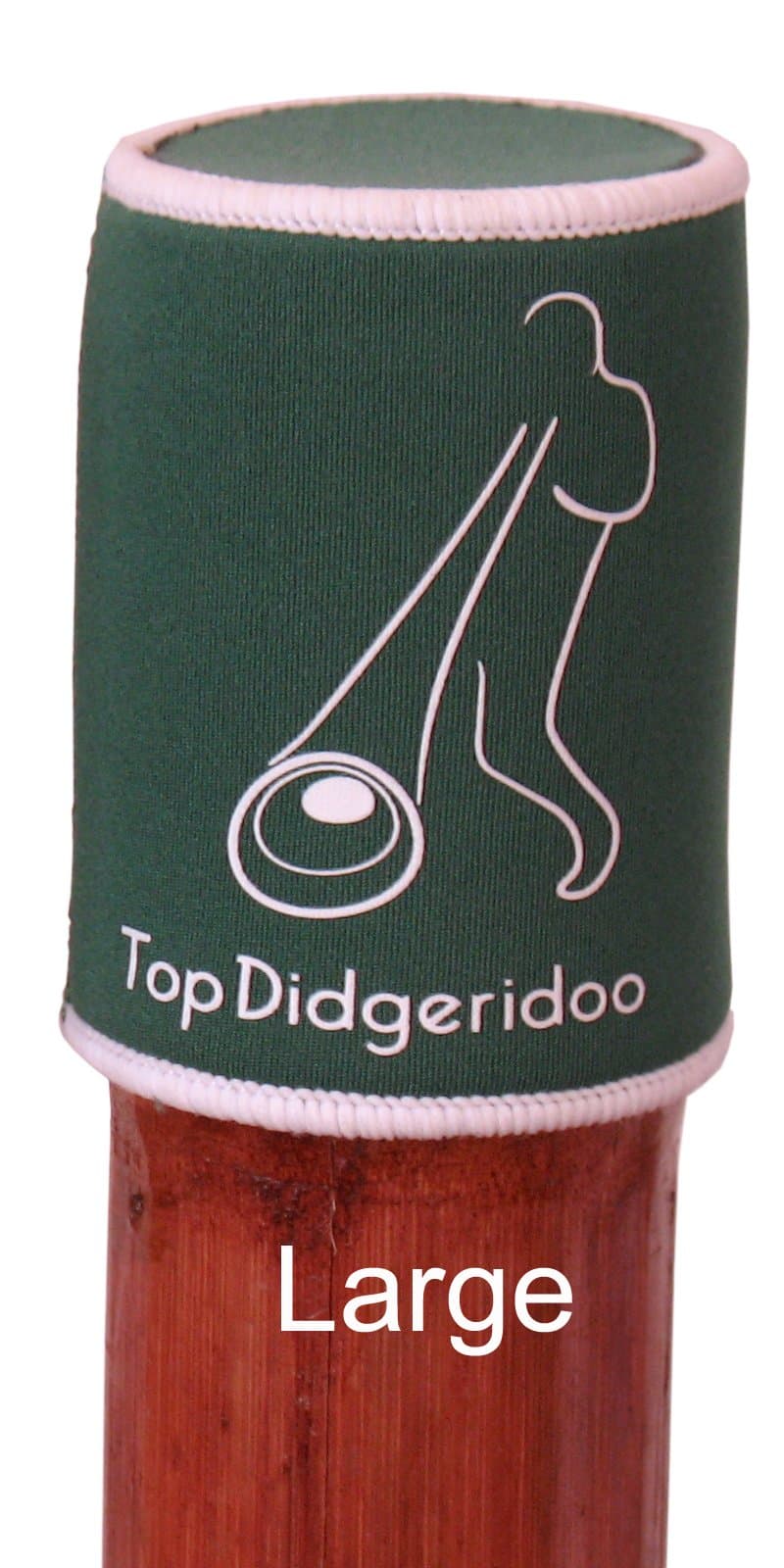 Didgeridoo Mouthpiece Cover With TopDidgeridoo Logo & Slogan (Large)