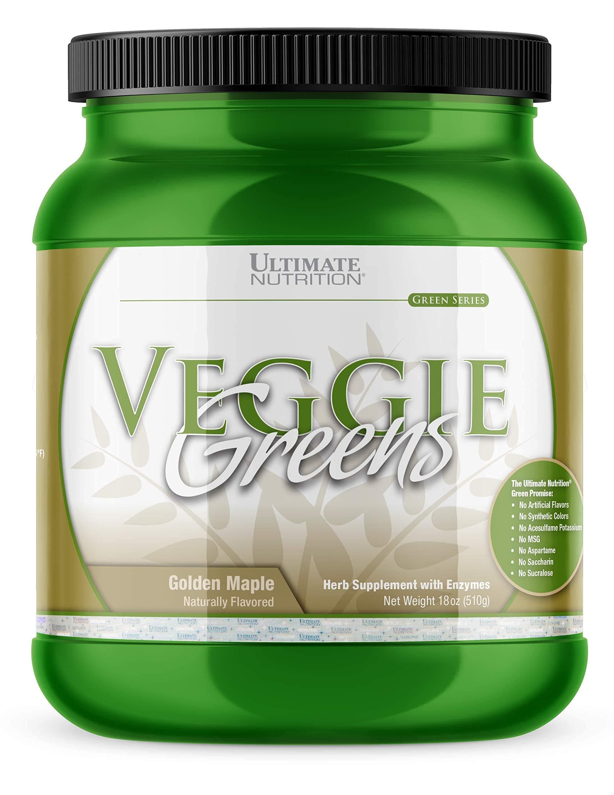 Veggie Greens Super Food Vegetable Protein Powder with Whole Foods, No Sucralose, Vegan Meal Replacement, Low Carb, Keto,No Gluten, Golden MapleFlavor, 18 Ounces, 64 Servings