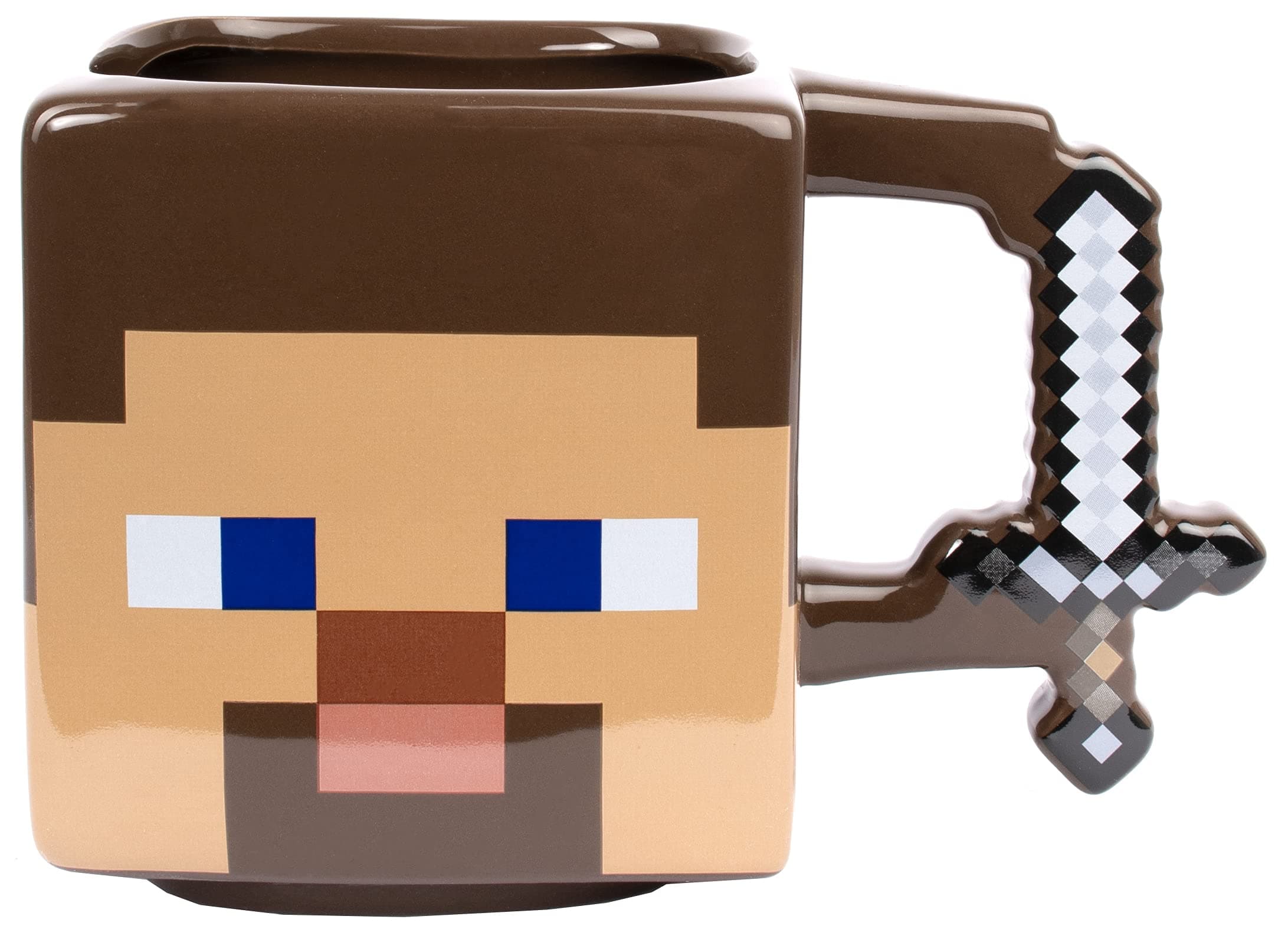 Minecraft - mug - Ceramic Steve Mug - 650 ml Capacity - Novelty Gaming Merchandise