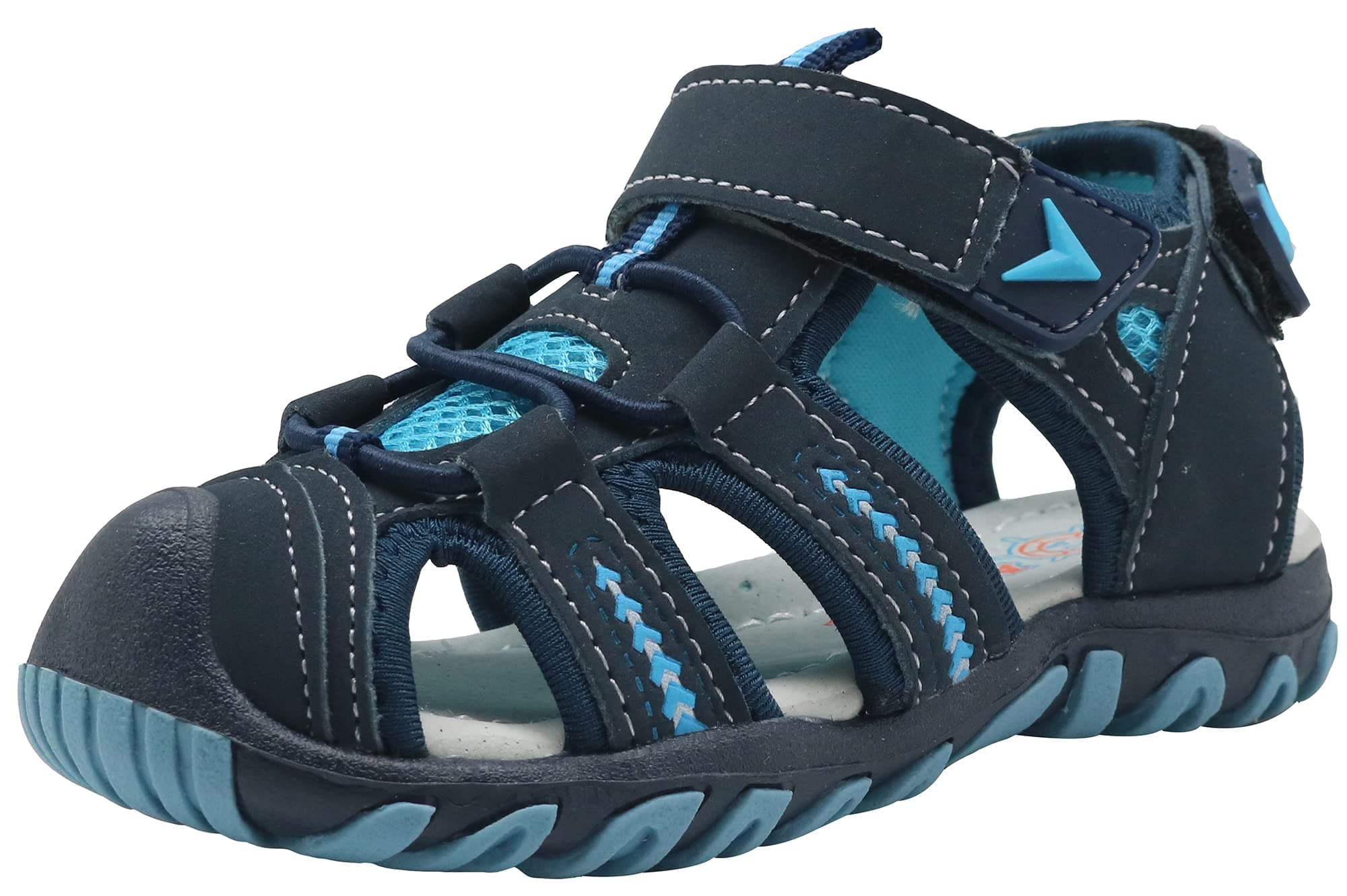 Apakowa Kid's Boy's Girl's Soft Sole Close Toe Sport Beach Sandals (Toddler/Little Kid)