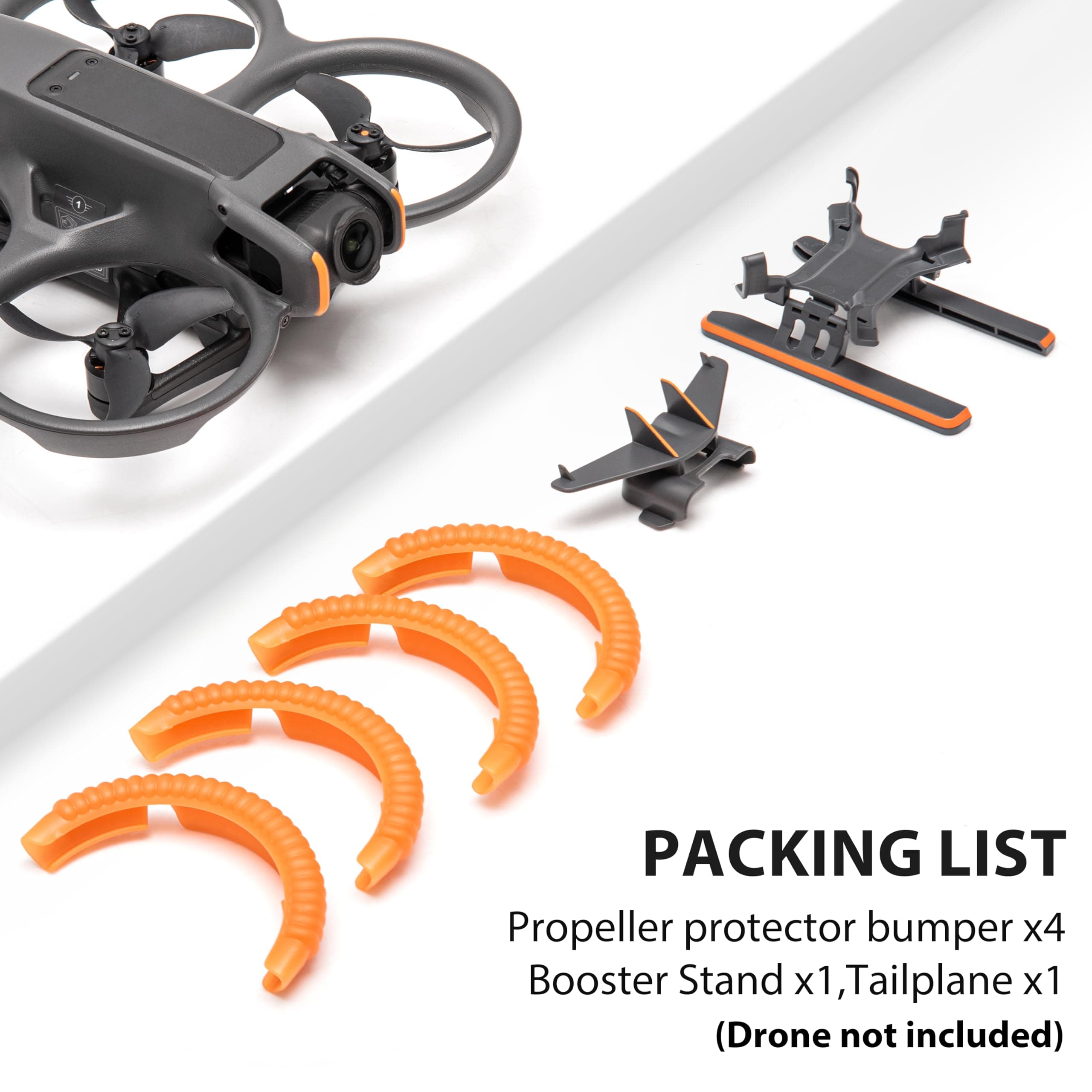 STARTRC 3-IN-1 Avata 2 Accessories Bundle: Propeller Guard, Tail, Landing Gear Protector for DJI Avata 2 Fly More Combo Drone Protection (Drone Not Included)