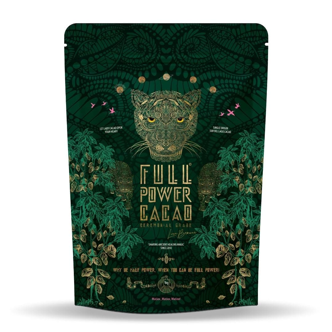 Ceremonial Grade Cacao 1kg - Premium Raw & Pure Ceremonial Grade Cacao for Heartwarming Rituals & Healing Journeys, As Seen On Dragon's Den - From Local Farmers in Venezuela