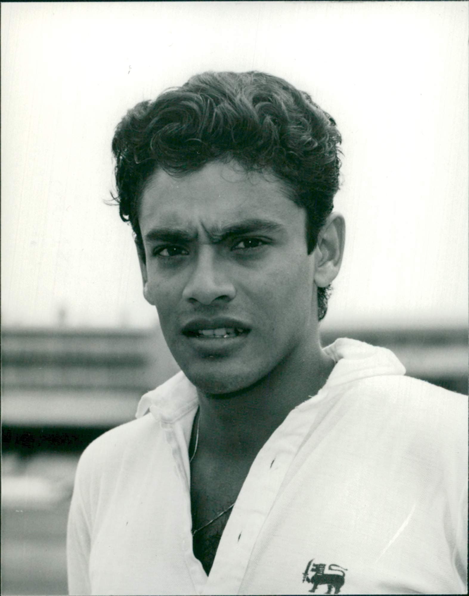 Vintage photo of Ranjan S. Madugalle: member of Sri Lanka