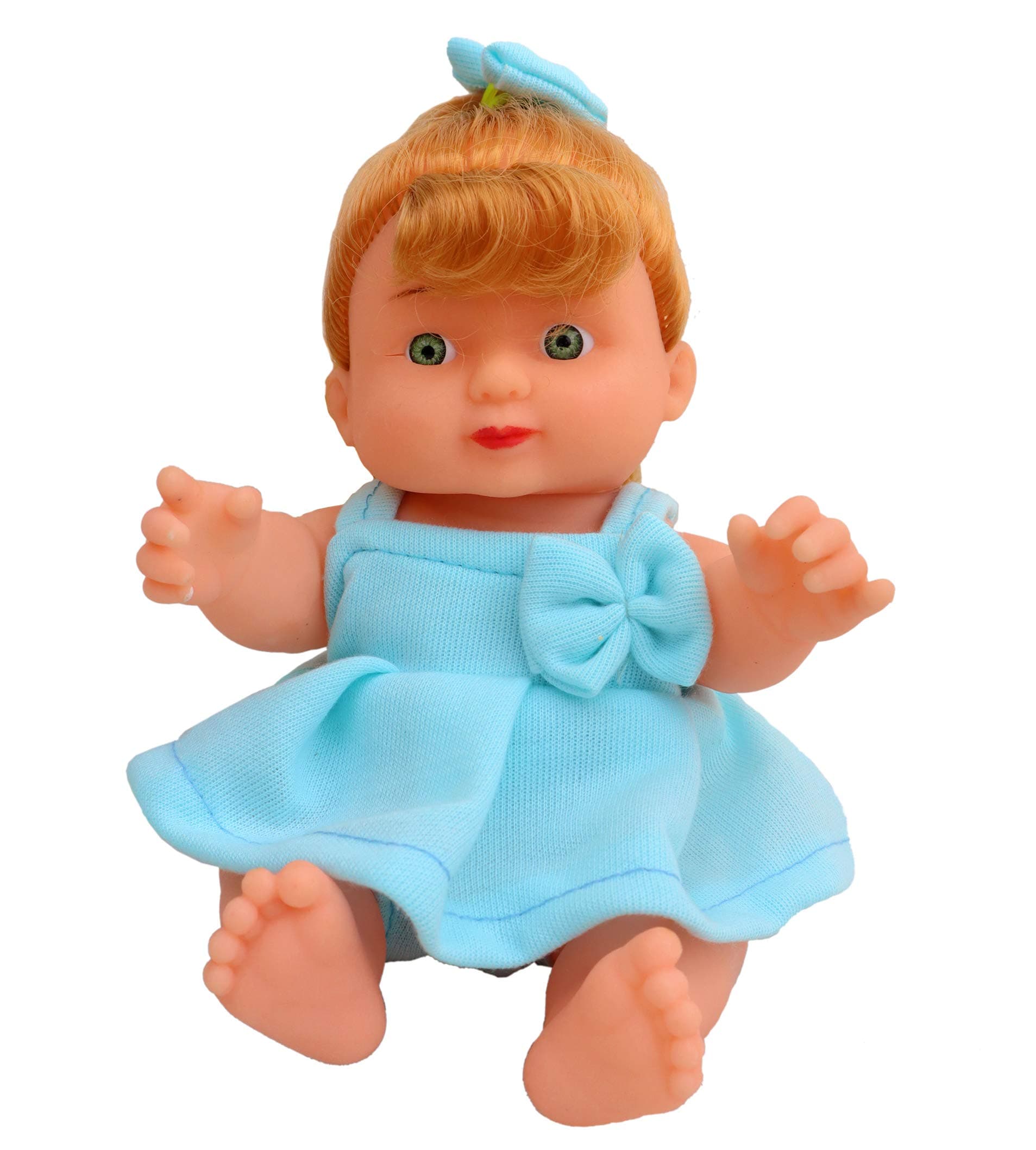 - 8 inches Realistic Jinny Baby Doll Girl, Sea Green
