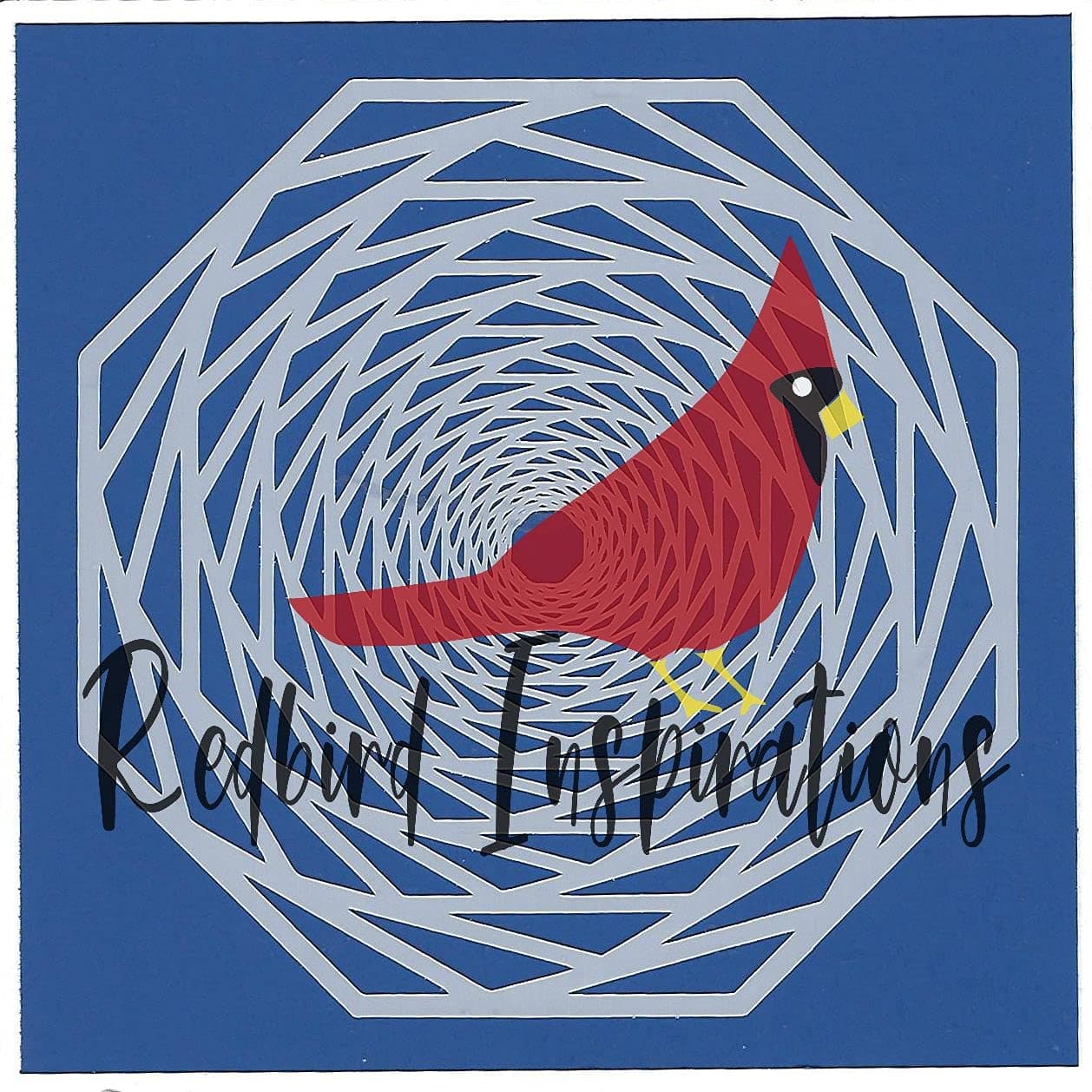 Redbird Inspirations Original Stencil, 6x6 Inch, Hypnotique