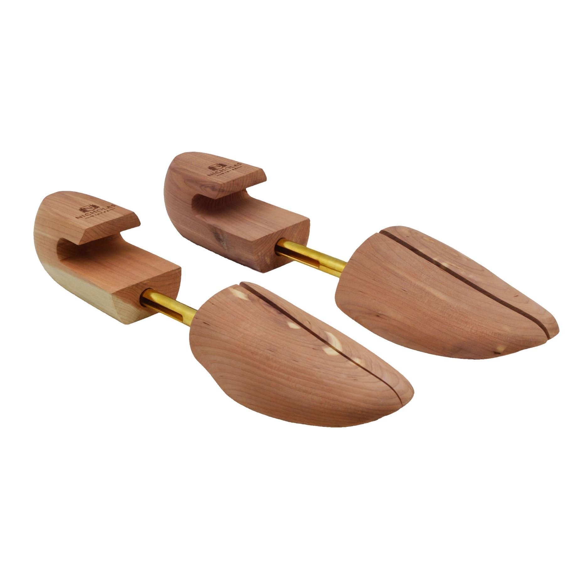 Nicholas Winter Pair Of Cedar Wood Shoe Trees - Adjustable Wooden Shoe Tree (Size UK: 10-11)