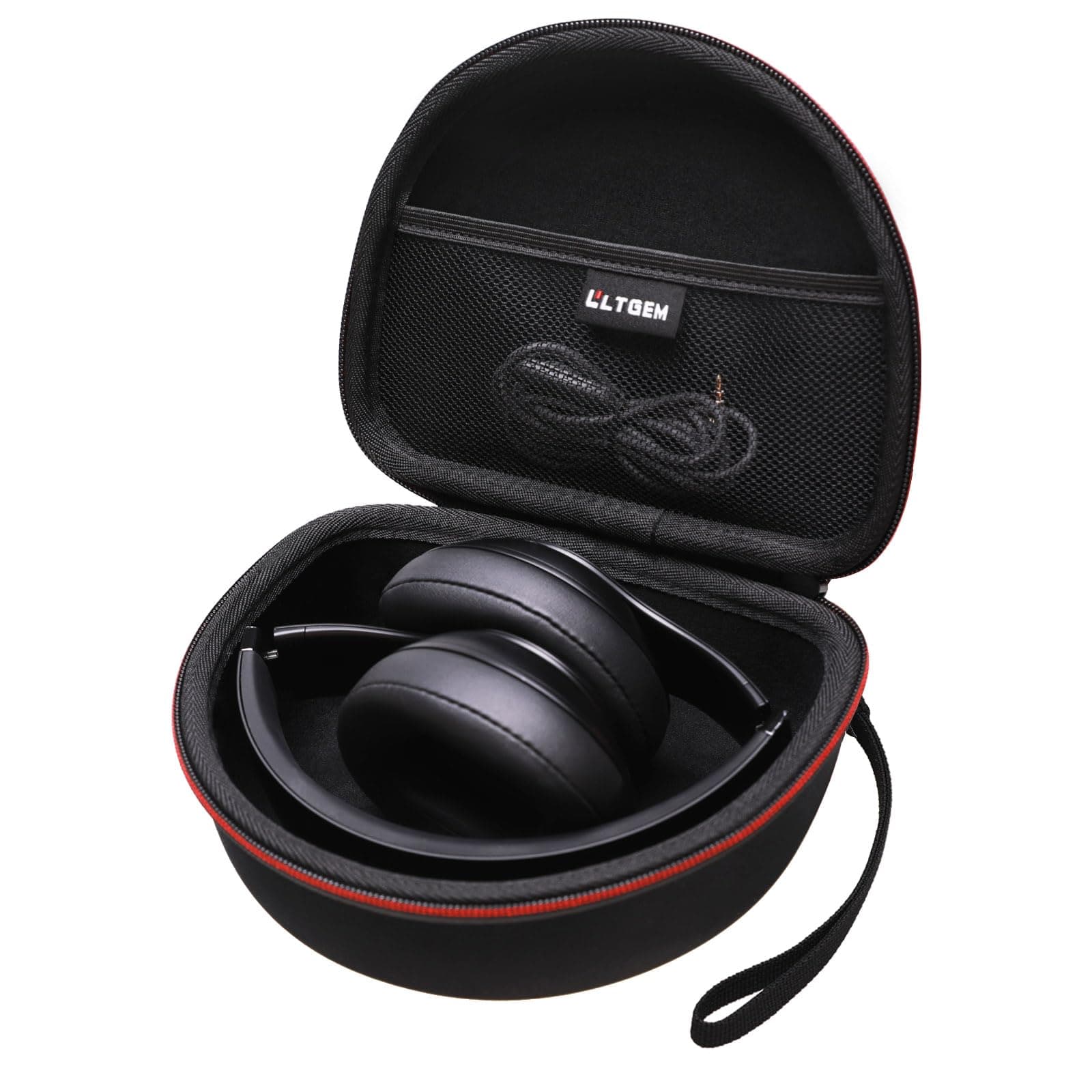 Headphone Case Compatible with Beats Studio Pro/Solo 4 / Studio 3 / Solo 3 / Picun B8 / BERIBES/JLab JBuds Lux ANC Wireless Bluetooth Noise Cancelling Headphones, Black(Case Only)
