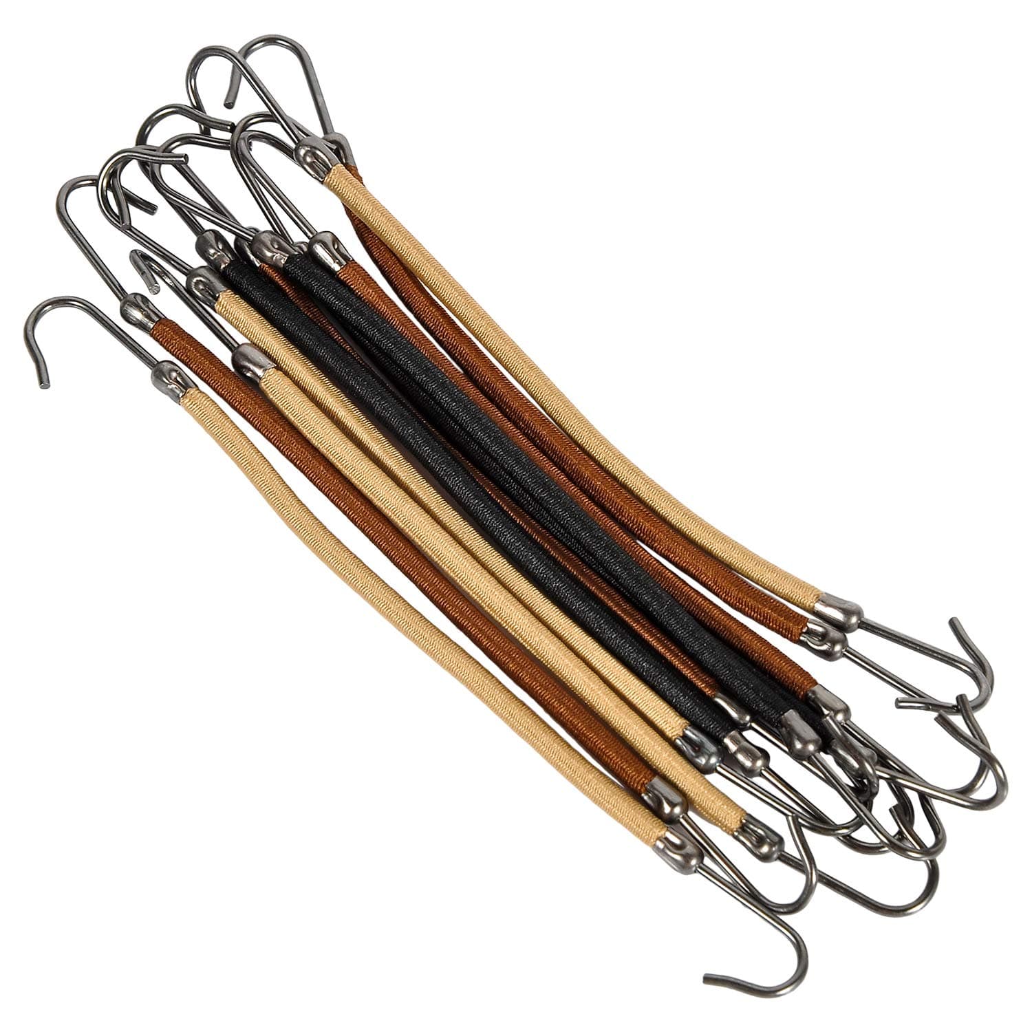 Geviro 3 Colors 12 Pieces Ponytail Hooks Ponytail Elastic Hair Bands Ponytail Clip Holder Rubber Braids for Hair Styling Tool Accessories