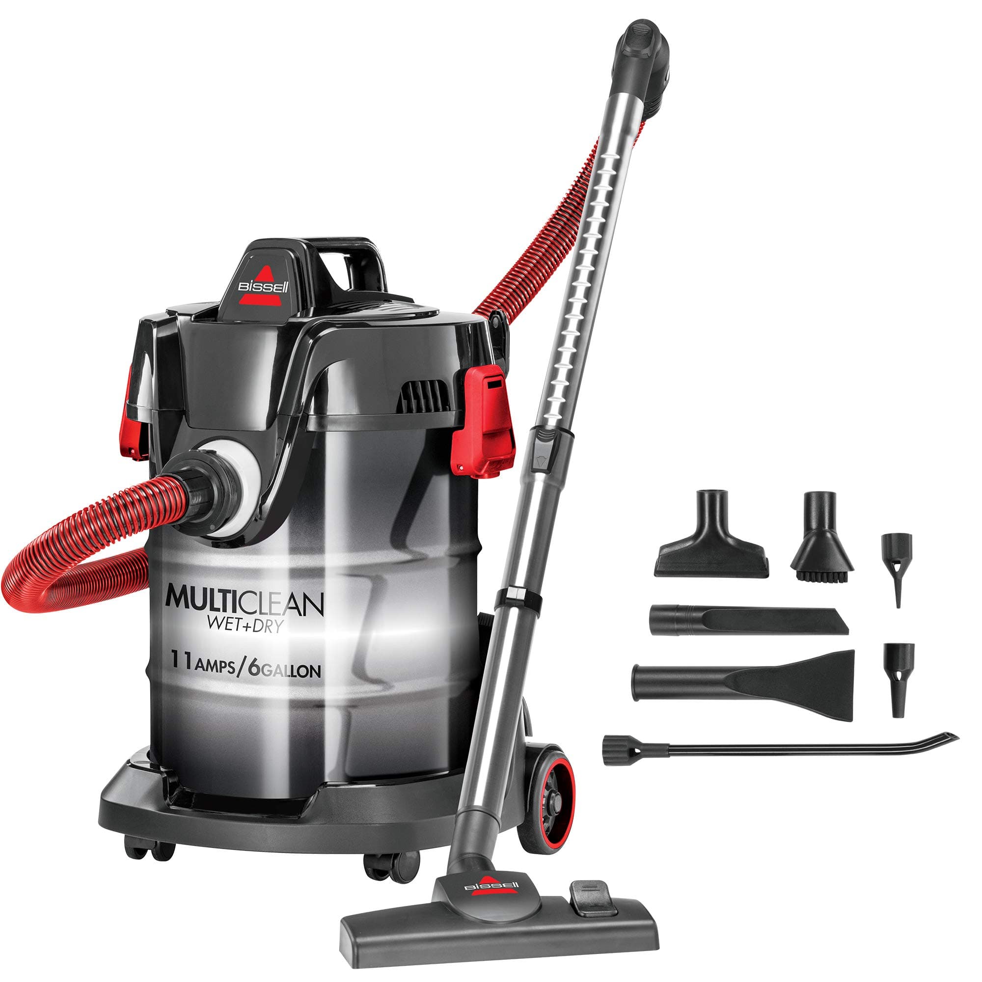 Red, MultiClean Wet/Dry Garage and Auto Vacuum Cleaner, 2035M