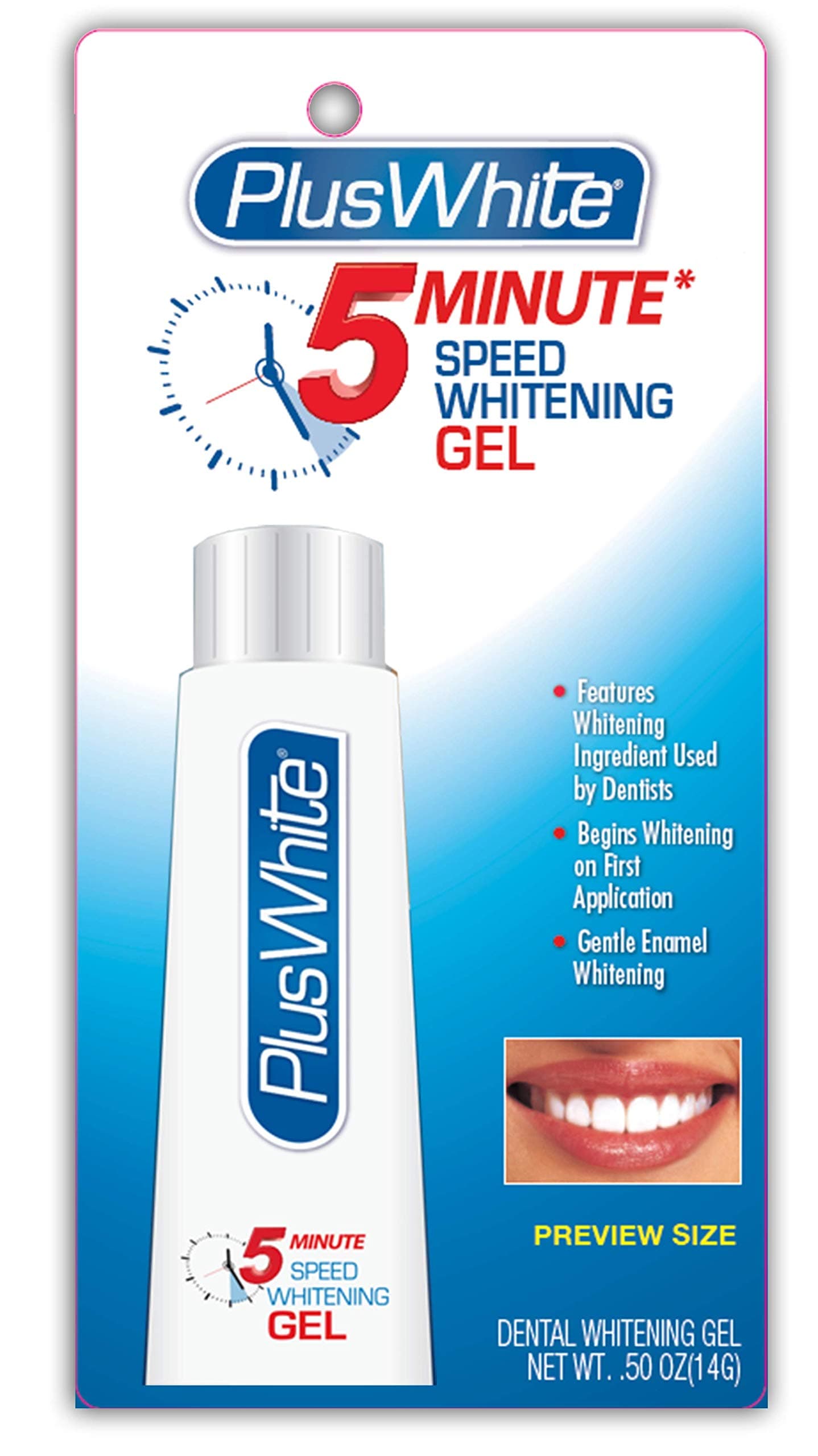 Plus White 5 Minute Speed Whitening Gel, 0.5 oz