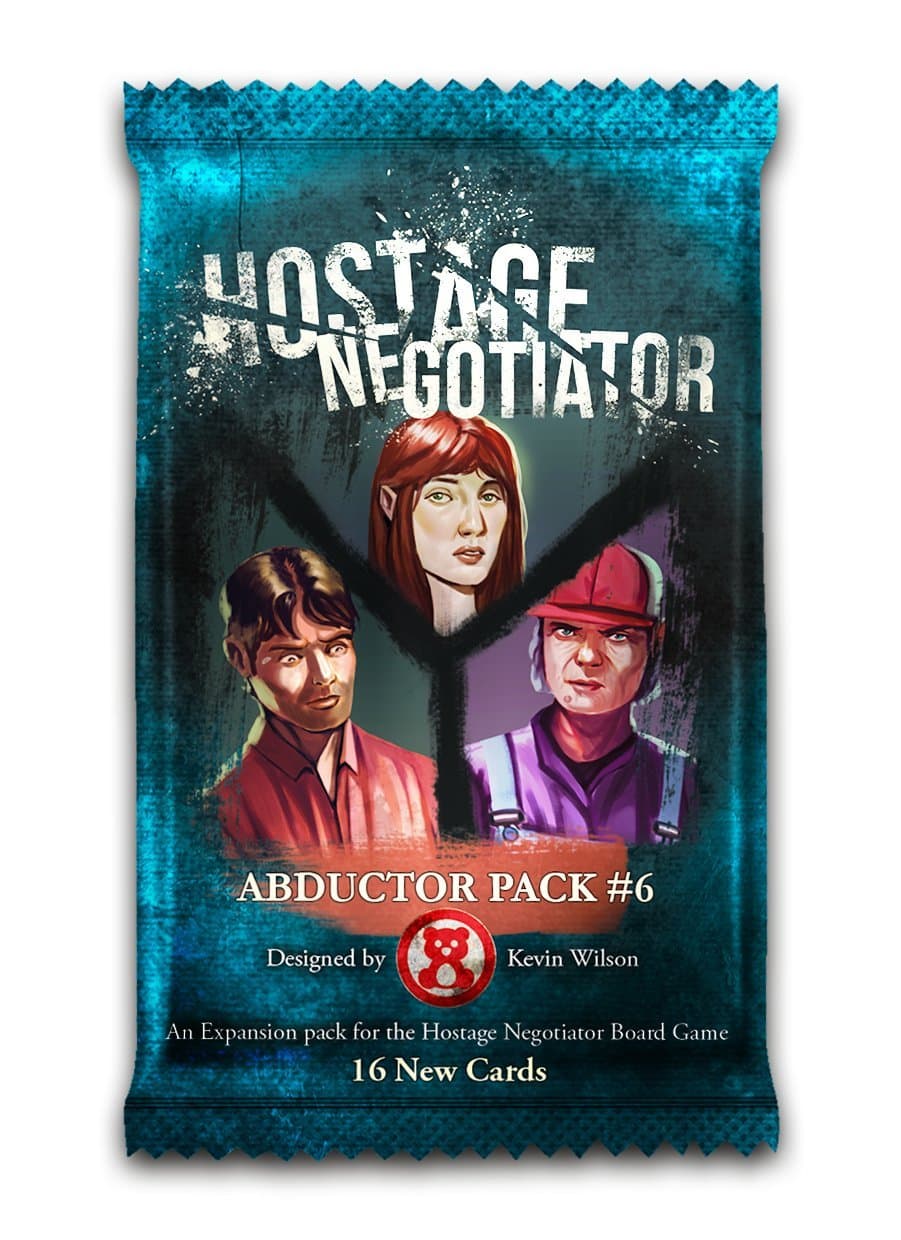 Van Ryder Games Hostage Negotiator Abductor Pack 6 – A Game Expansion 20 Minutes of Gameplay for 1 Player – for Teens and Adults Ages 15+ - English Version