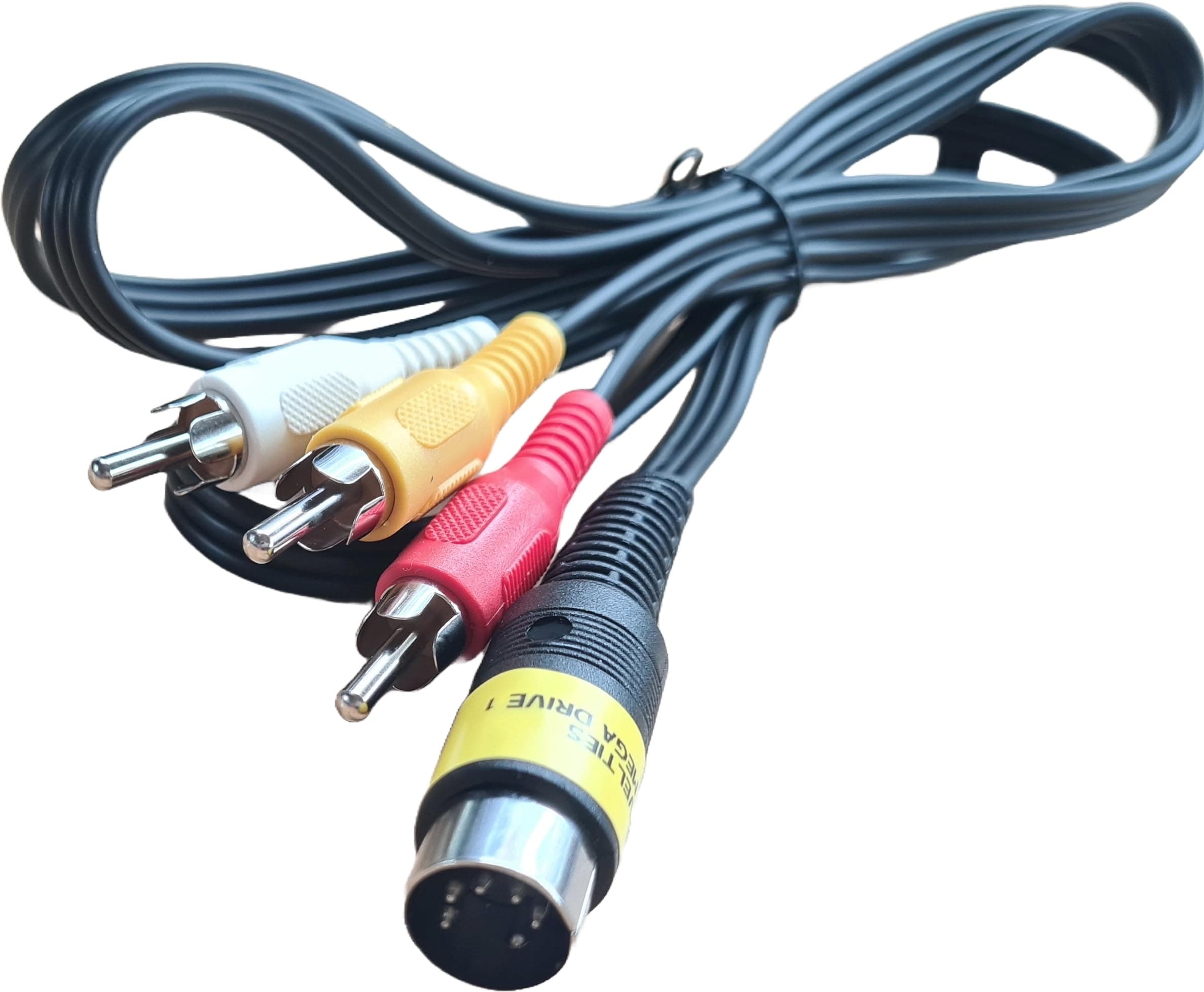 Sega Mega Drive 1, Master System 1 & Genesis 1 TV Audio/Video RCA Cable