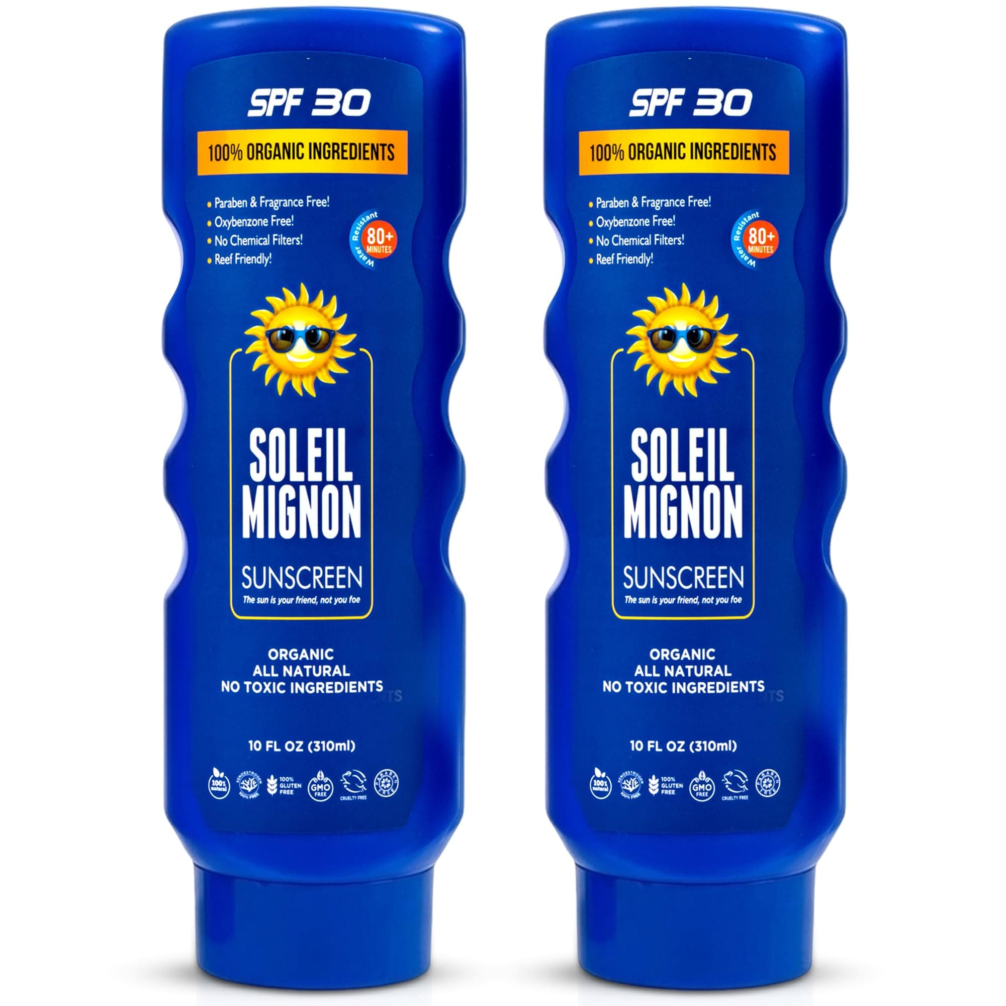 Sunscreen Flask 2-Pack (10oz Each) – Hidden Alcohol Flask for Cruise, Beach & Travel – Leak Proof Sunscreen Bottle with Funnel & 100 Seals – Discreet Liquor Flask