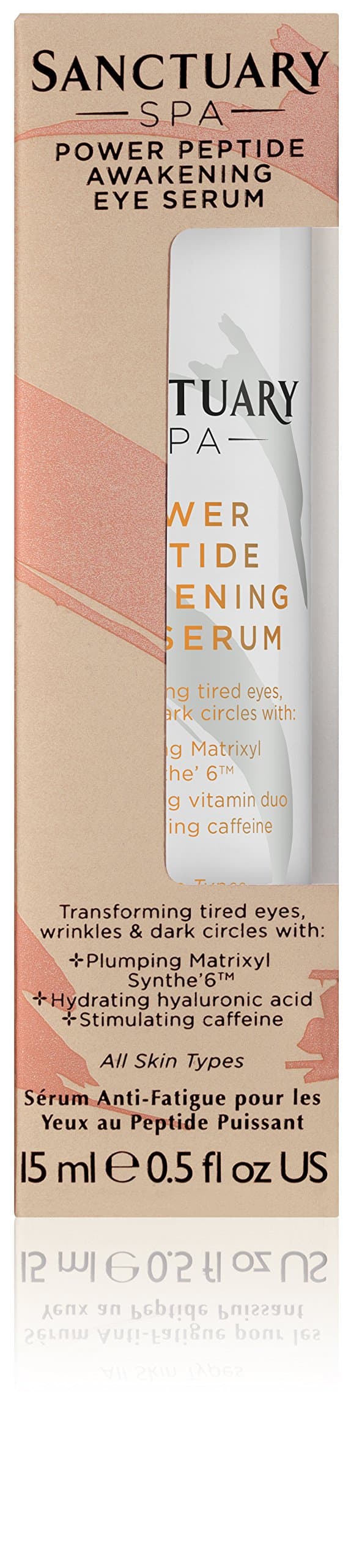 Sanctuary Spa Eye Serum, Power Peptide Awakening Eye Cream, 15ml