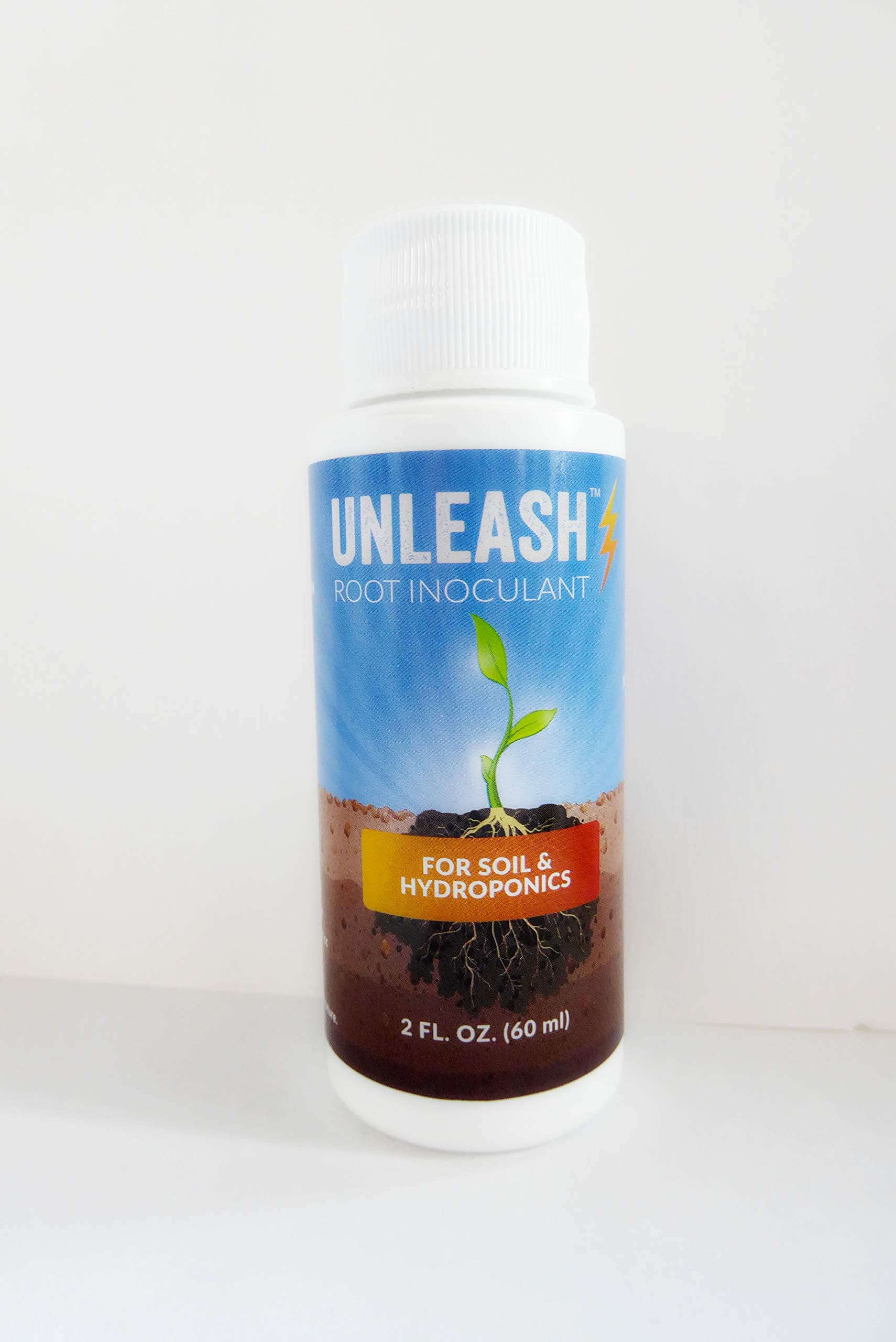 Unleash UL60ml Bio-Stimulant, Root Inoculant (Highly Concentrated-1 ml per 1 Gallon of Plant Water), 60 ml, Brown