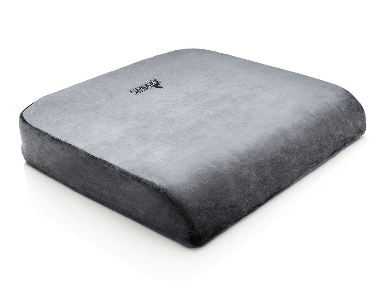 Desk Jockey Extra Large Seat Cushion - Clinical Therapeutic Grade Orthopedic Wheelchair & Office Chair Cushion - Users 200 to 500lbs - Super Dense Bariatric Cushion