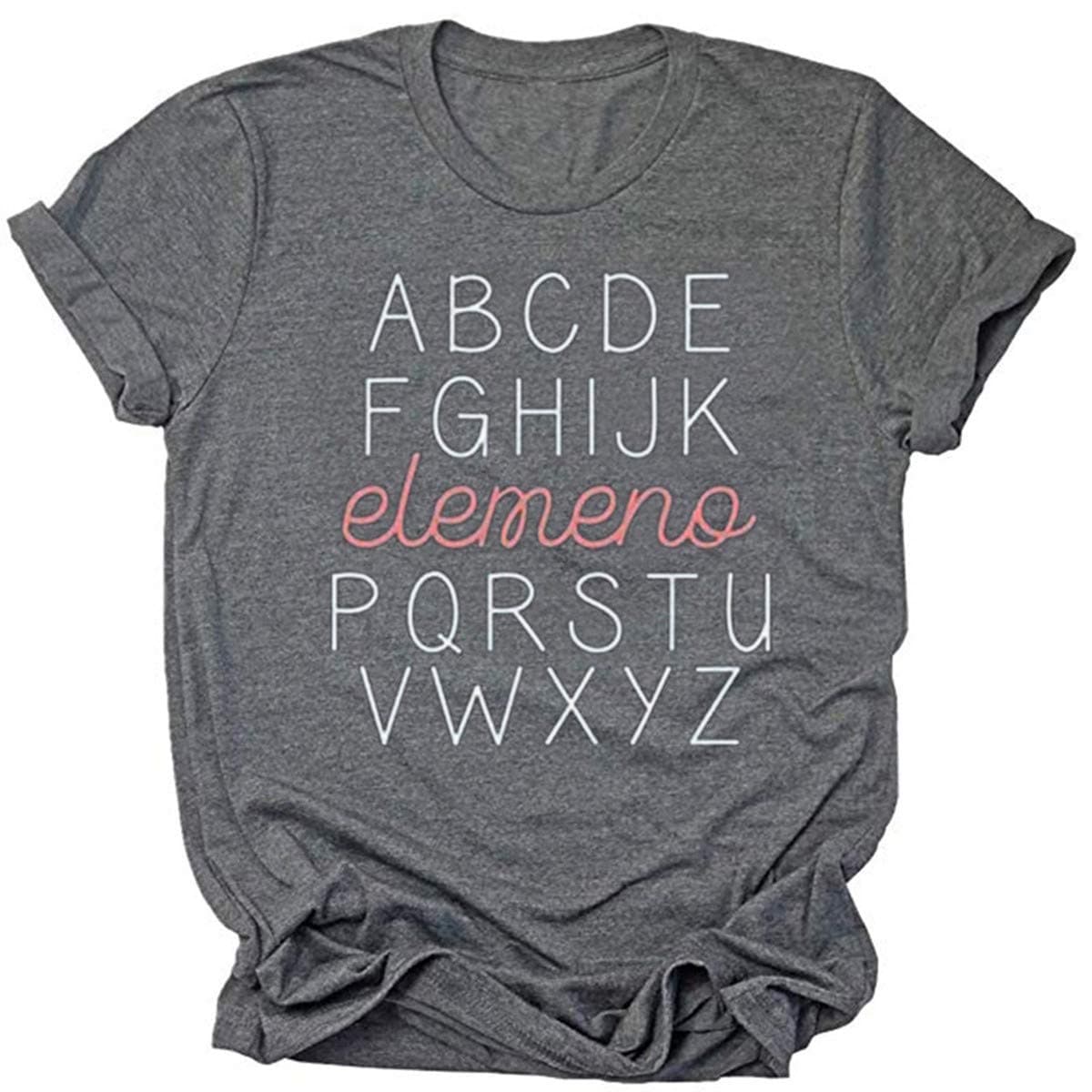 Beopjesk Teacher Shirts Women's Summer Funny Short Sleeve Inspirational Graphic Tees Tops