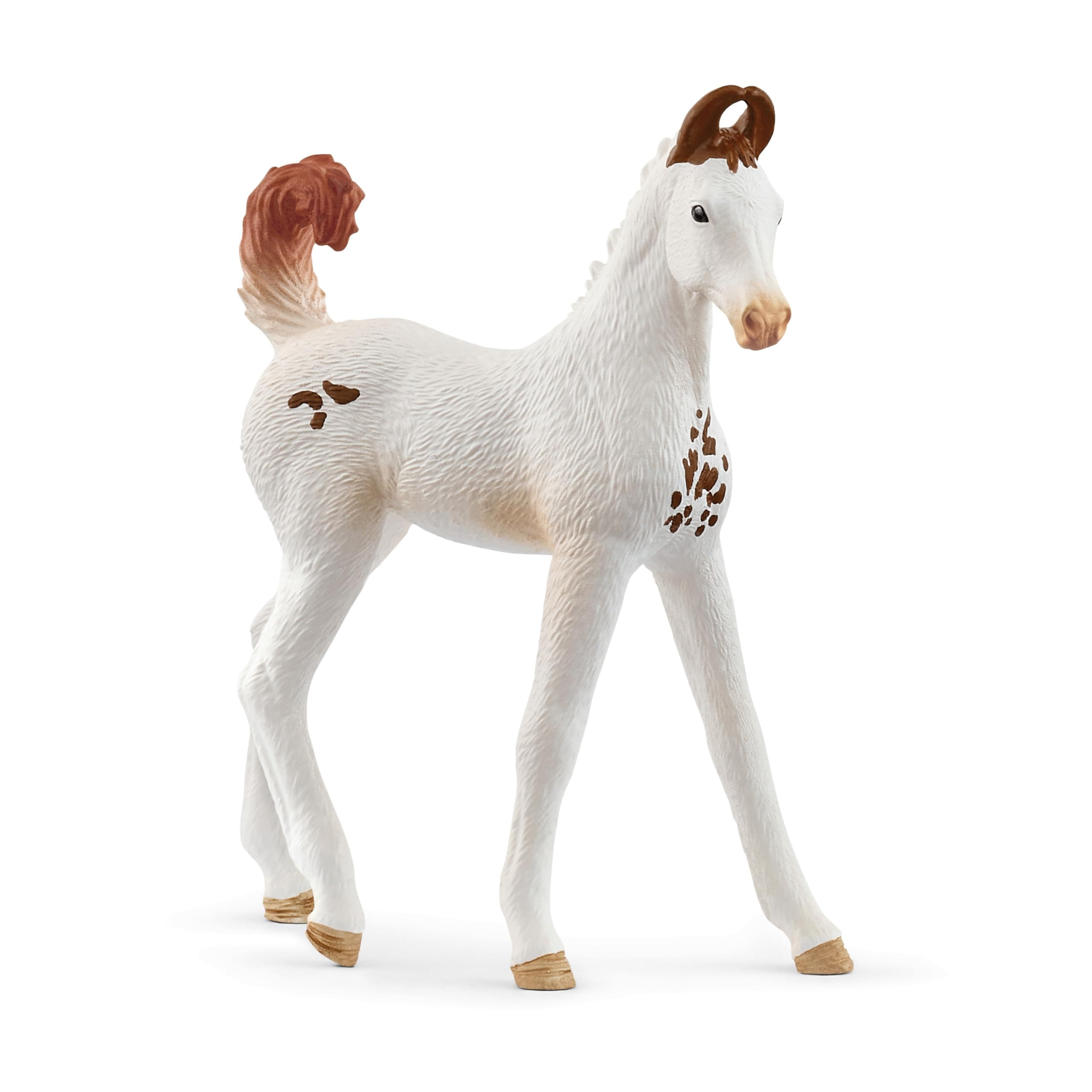 Schleich Horse Club - Marwari Foal - 3" Hand-Painted Collectable, Realistic Toy Horse Figurine for Girls and Boys. Durable Educational Figure for Fun Imaginative Play. Cool Kids Toys Ages 5+ 14896