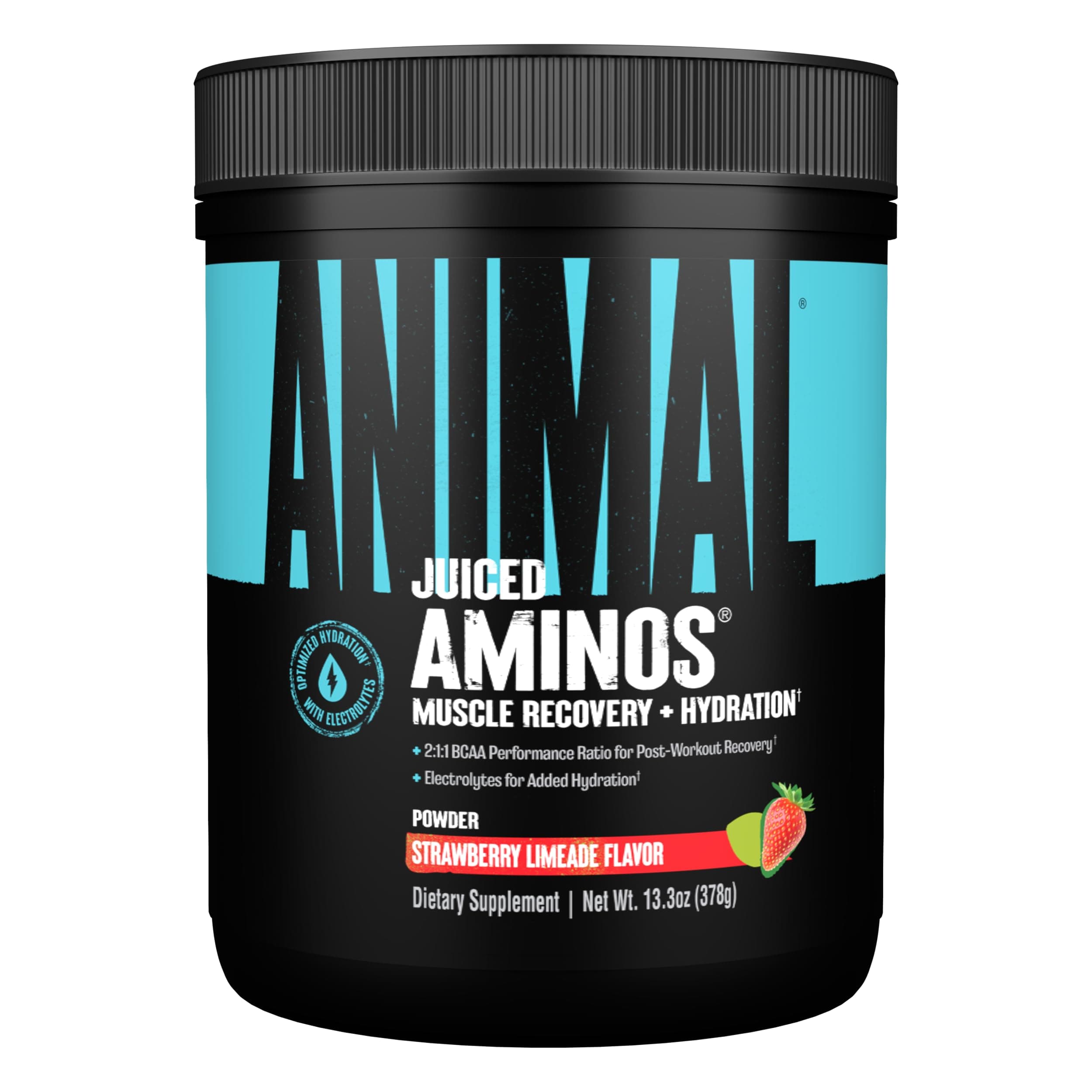 Animal Juiced Aminos + Hydration 378g Strawberry Limeade