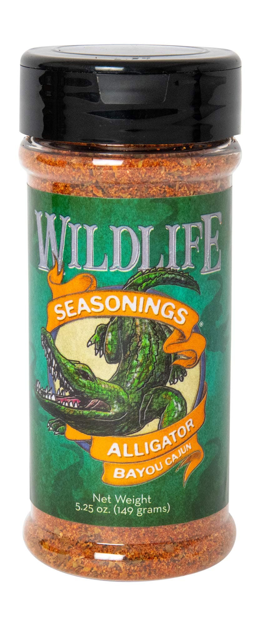 Wildlife Seasonings Alligator Bayou Cajun – Spicy Cajun Meat Seasoning & Grilling Dry Rub – Bold Beef, Chicken, Seafood & Stuffing Seasoning – Perfect Southern Flavor Blend for Authentic Bayou