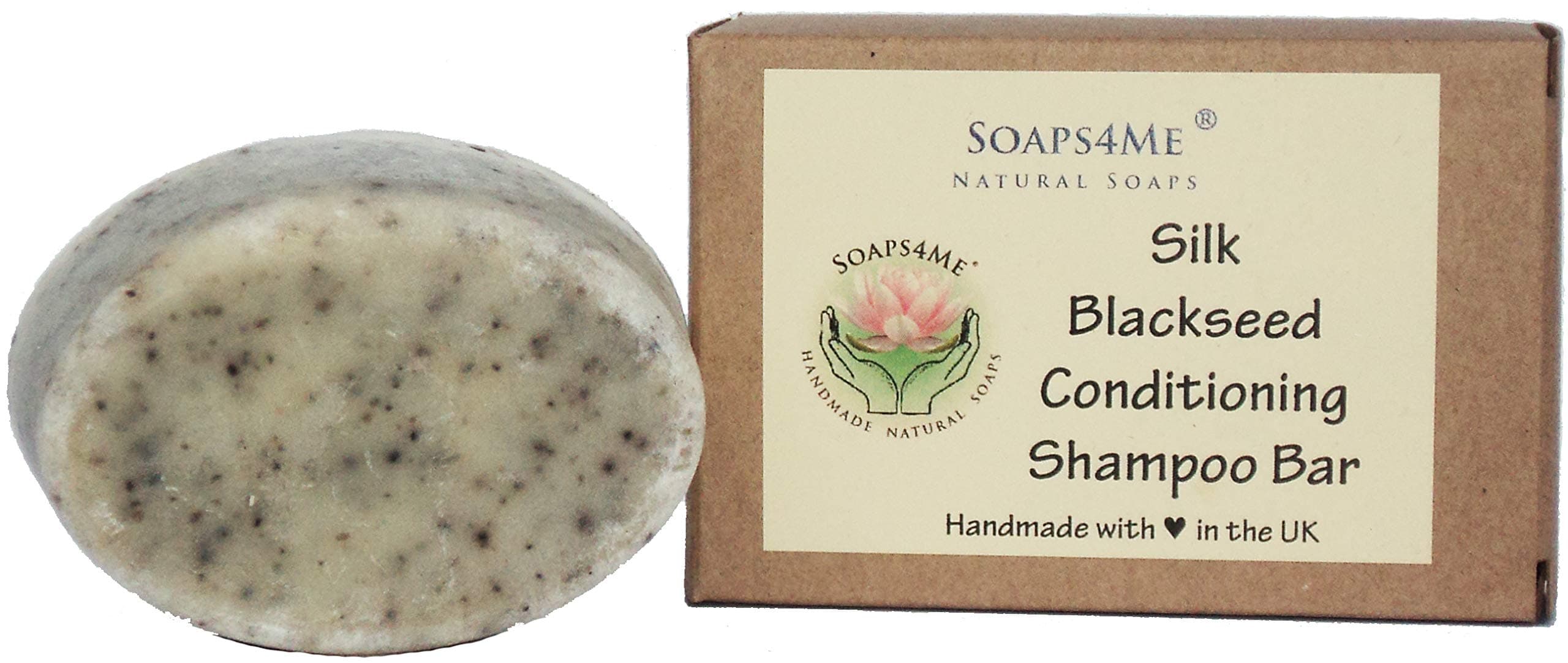 ATTIS Handmade Silk Blackseed Conditioning Shampoo Bar | with Shea Butter | Tea Tree, Lavender & Rosemary Essential Oils | Sulfate Free | Aloe Vera gel | For Men & Women | Vegan