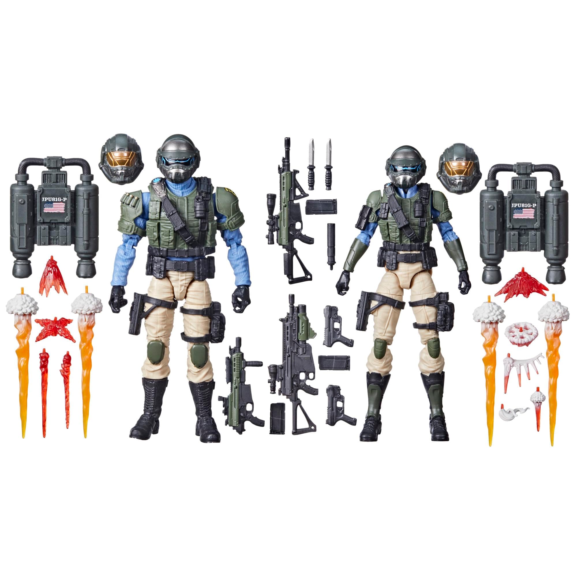 G. I. Joe G.I. Classified Series Steel Corps Troopers Figures Set