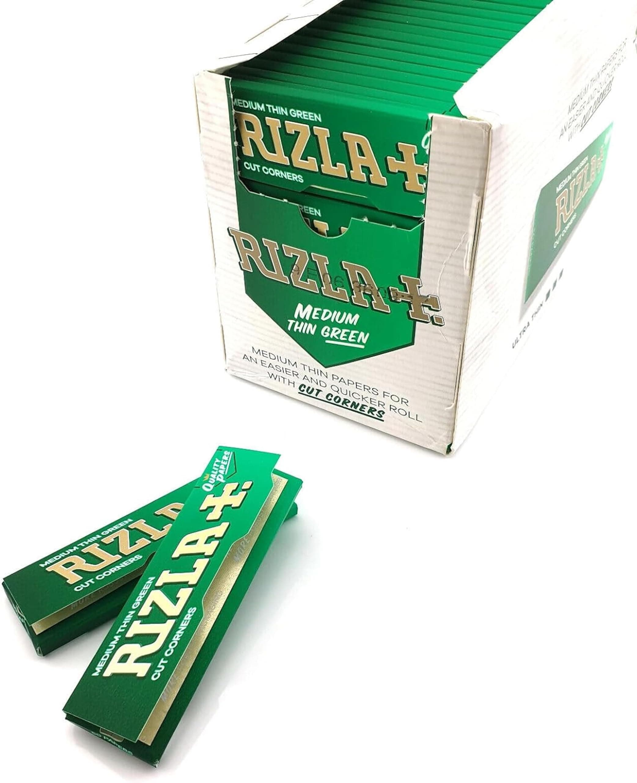 Rizla Green Cigarette Rolling Papers- 10 Packets