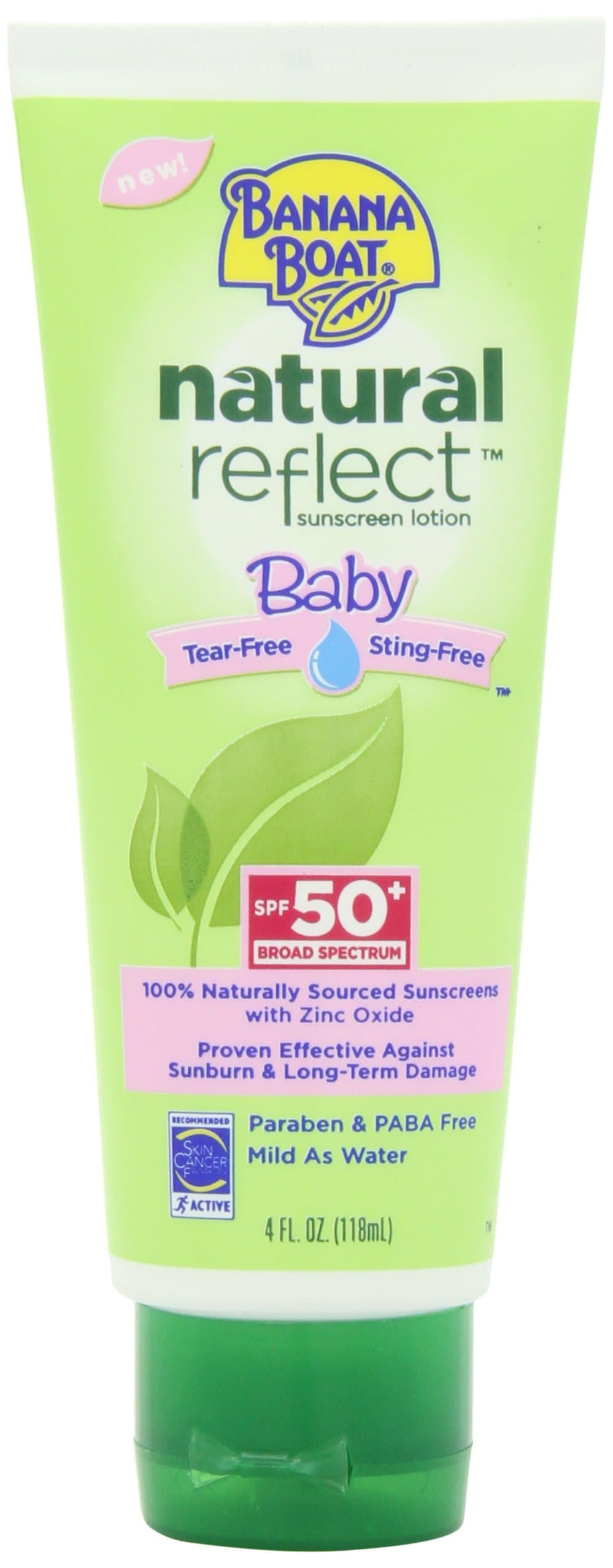 Banana Boat Natural Reflect Baby Sunscreen Lotion SPF 50, 4 Fluid Ounce by Banana Boat