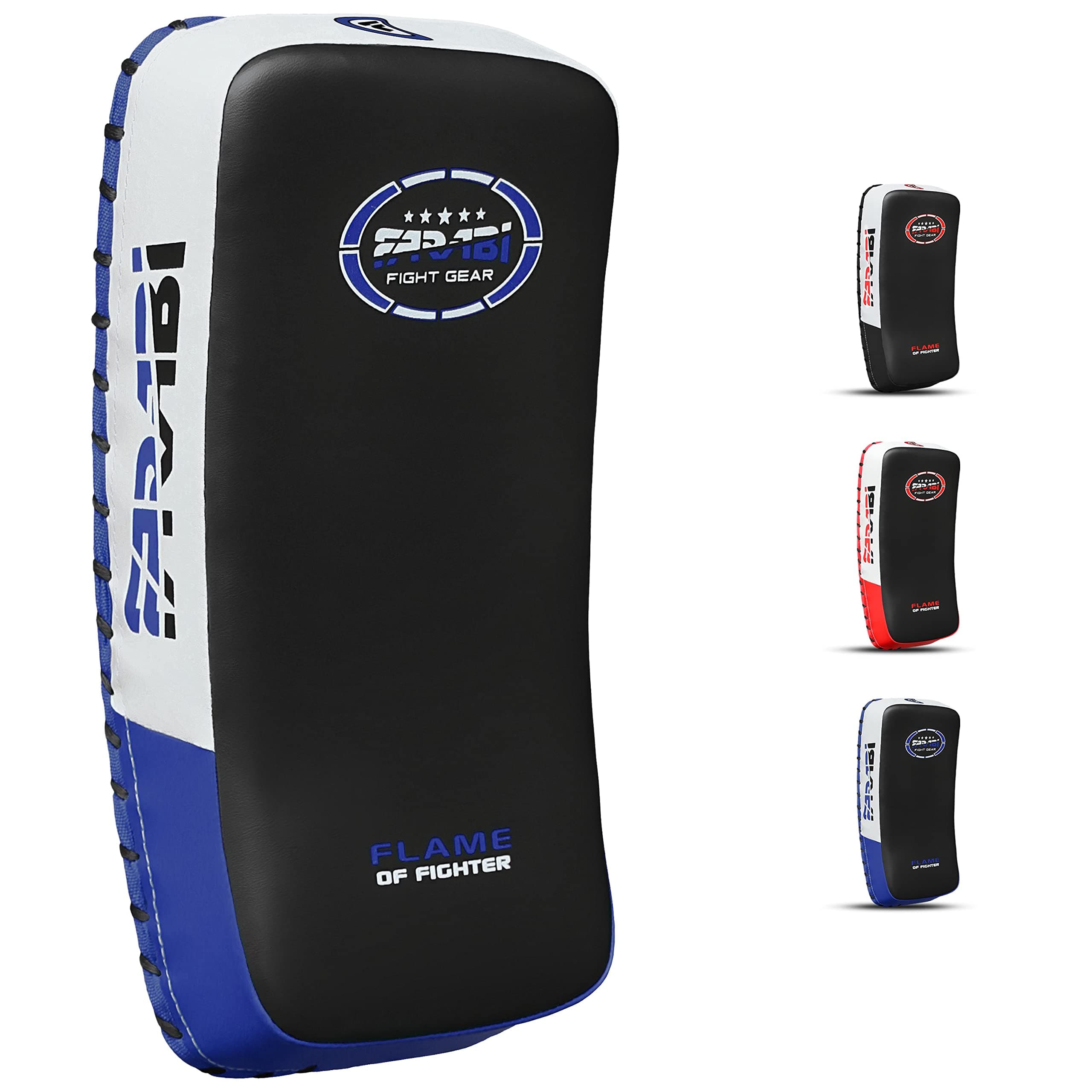 Farabi Sports Muay Thai Pad for Coaching, Training, Kickboxing Curved Kick pad, Thai Pads Strike Shield MMA Muay Thai Pads