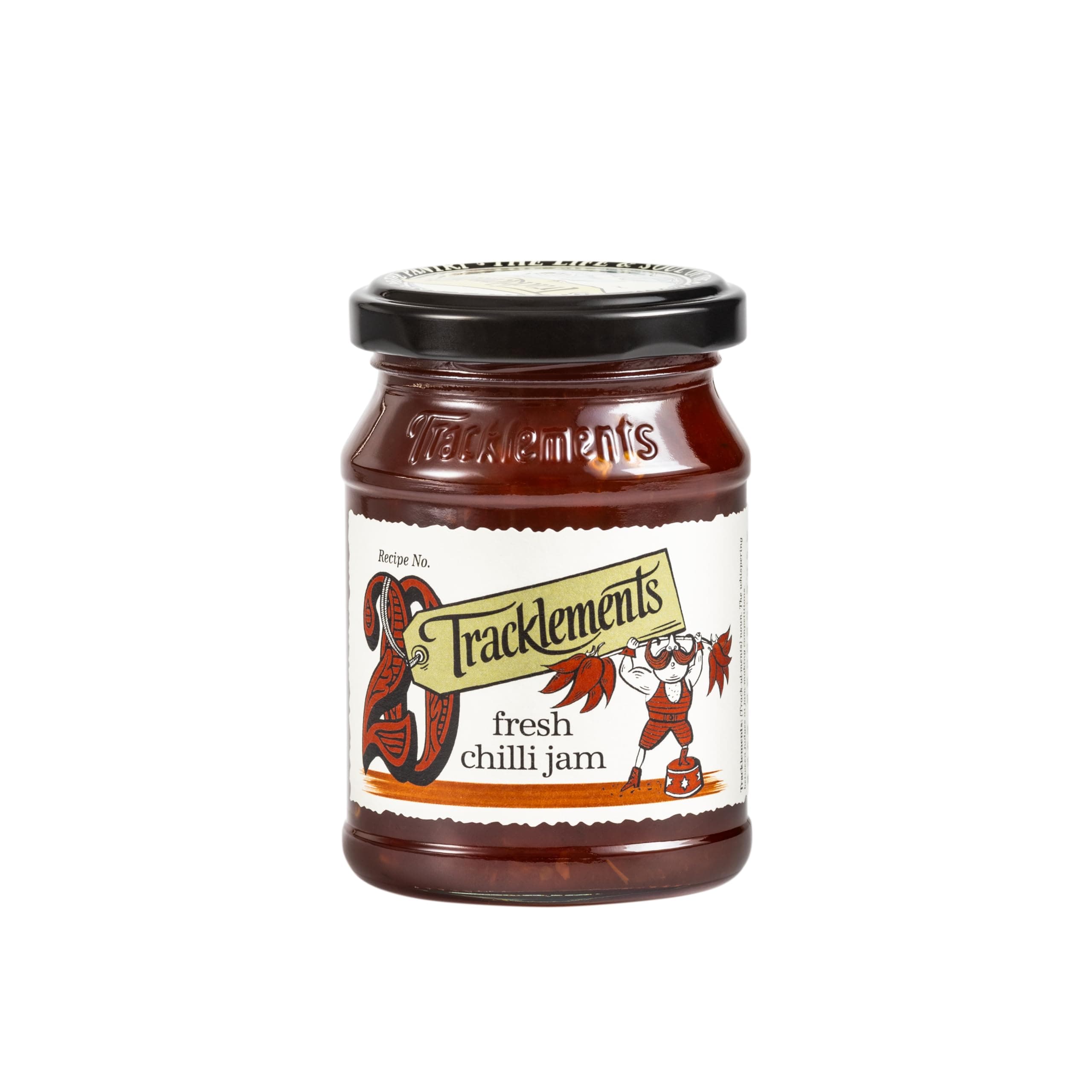 Fresh Chilli Jam, Sticky, Sweet, Spicy Flavours, Ideal Condiment for Creamy Cheeses and Houmous or Pair with Meats, Fish or Vegetables, Gluten, Vegetarian and Vegan Friendly, 210g Jar