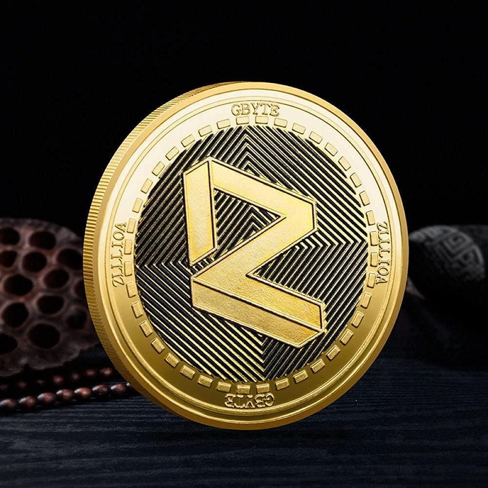 coin gold-plated silver digital virtual coin GBYTE coin encrypted currency 2021 limited edition collection coin with protective cover