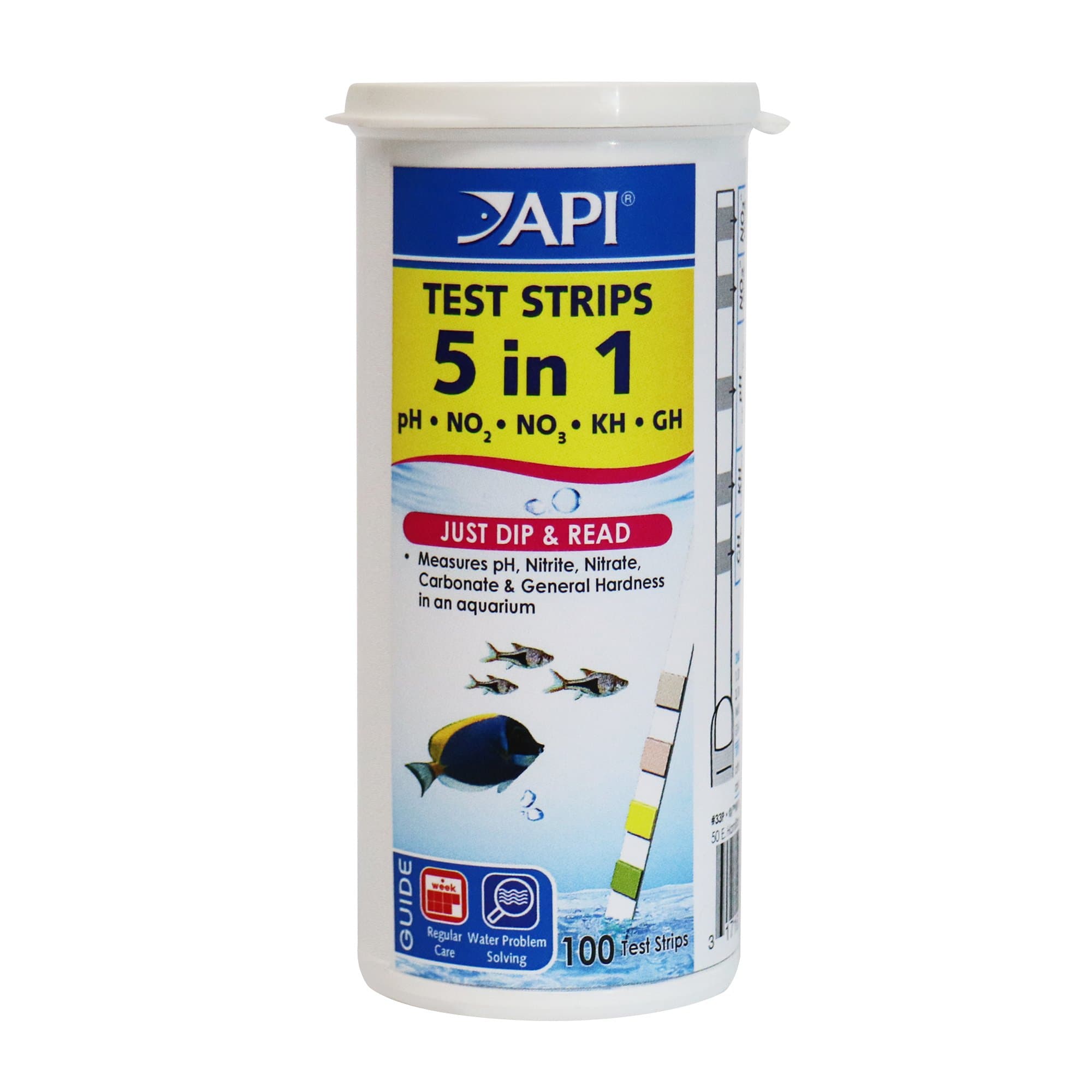 API 5-In-1 Aq Test Strips, 100 Count