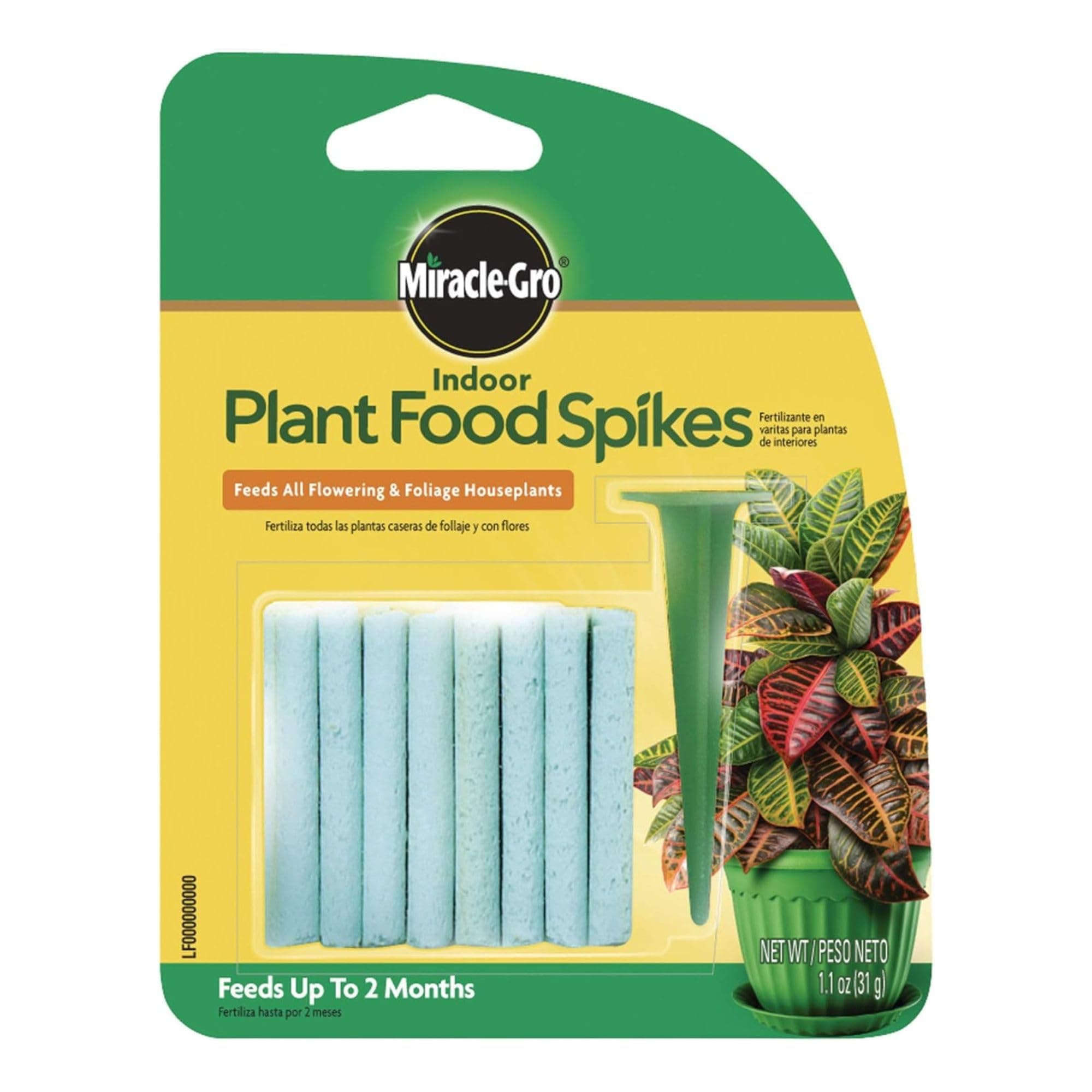 Indoor Plant Food Spikes, 1.1oz