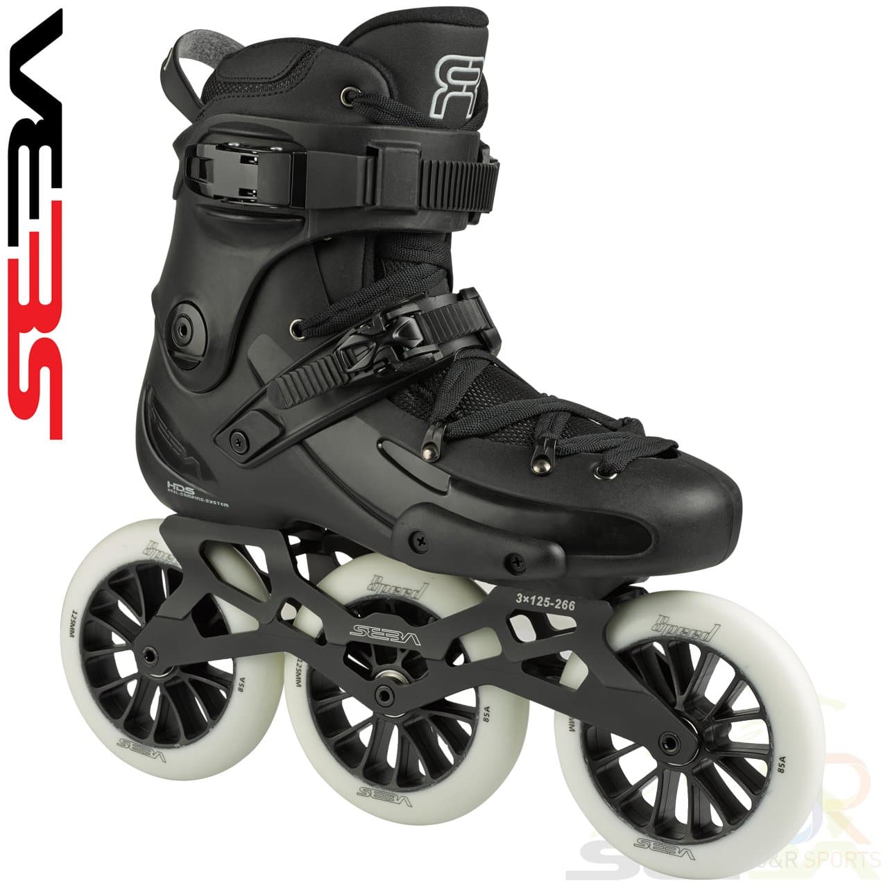 Seba FR1 325 In-Line Skates Black / Black