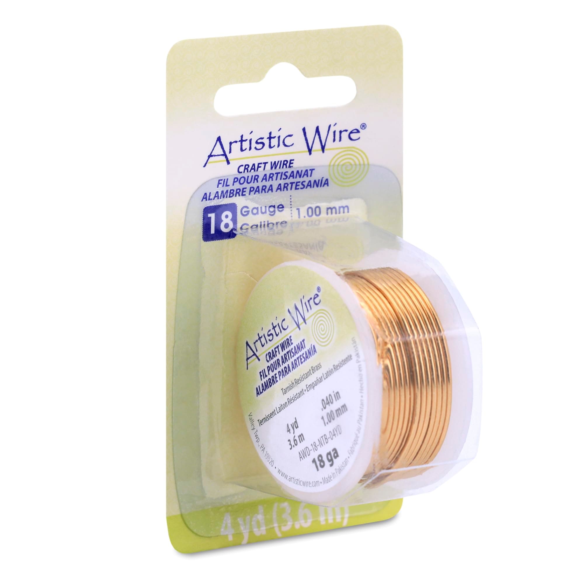Artistic Wire 18GA TR BRS 4YD