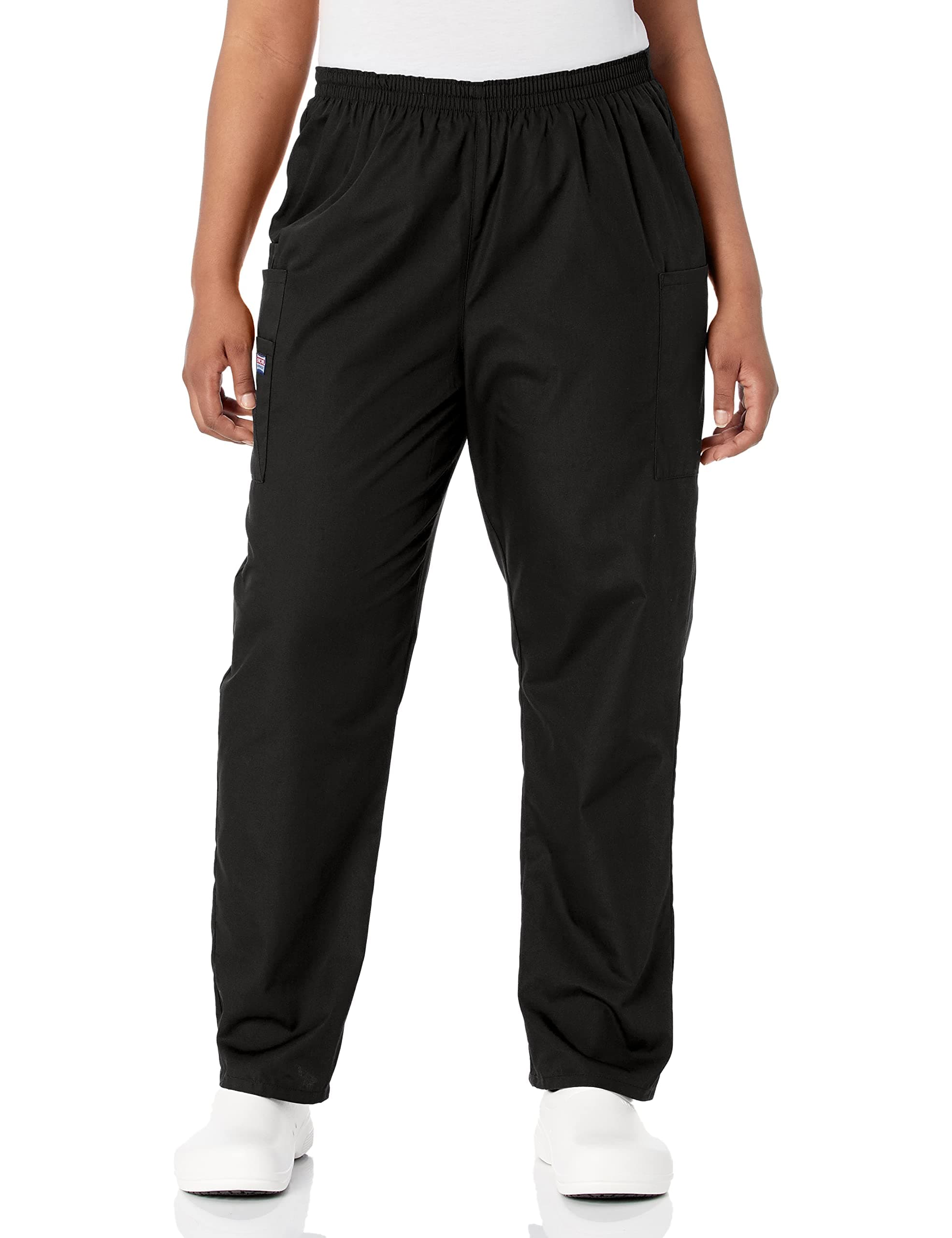 Scrubs for Women Cargo Pant Natural Rise Tapered Pull-On Bottom with 4 Pockets , Fade Resistant Fabric - 4200