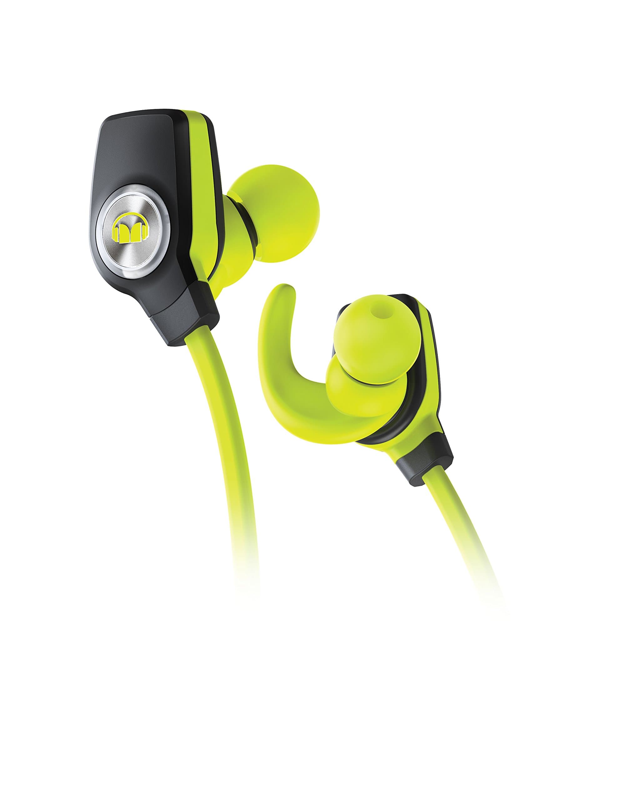 Monster Isport Superslim Bluetooth Wireless in-Ear Headphones - Neon Green