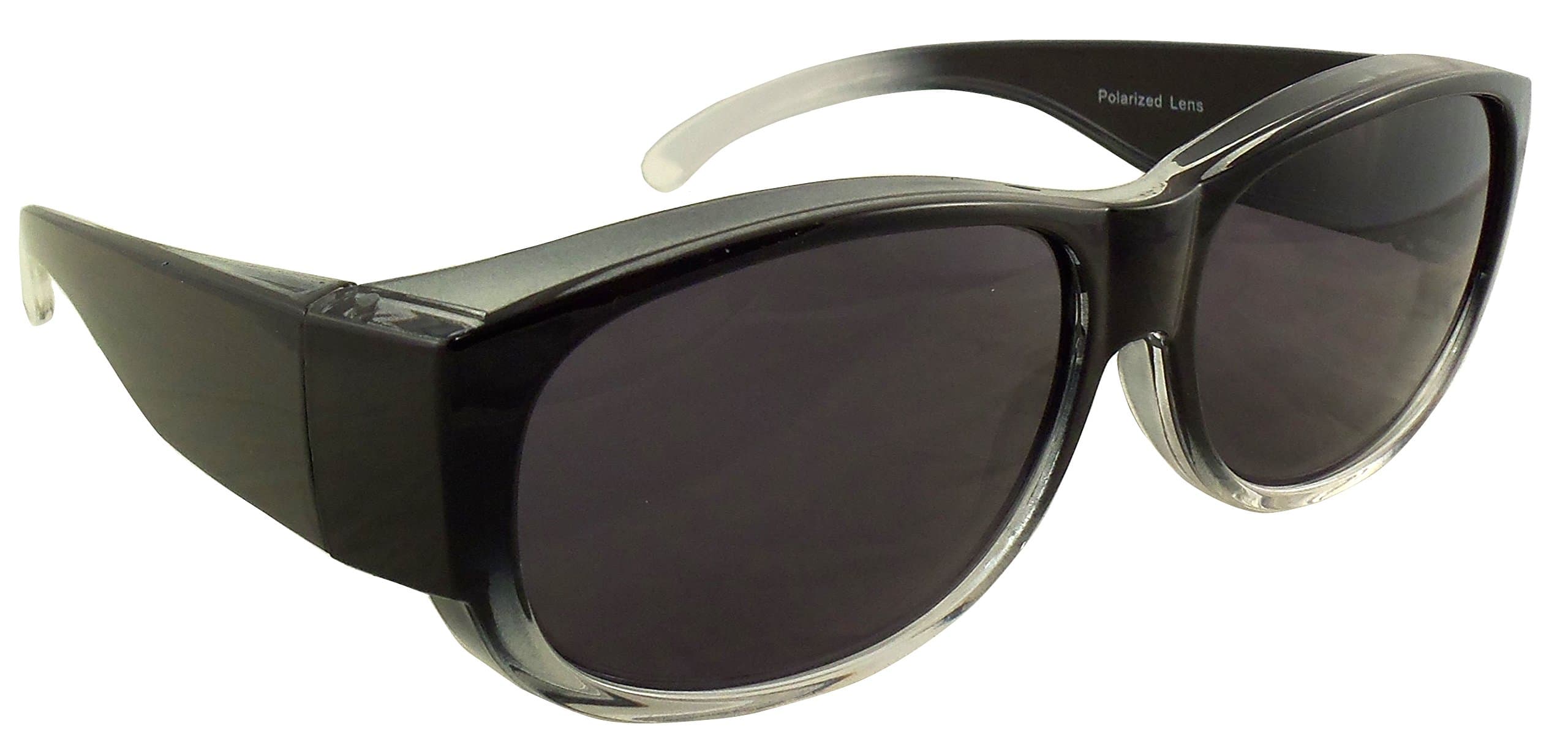 Ideal EyewearWomens Ombre Fit Over Sunglasses with Polarized Lenses - Wear Over Prescription Glasses - Case Included
