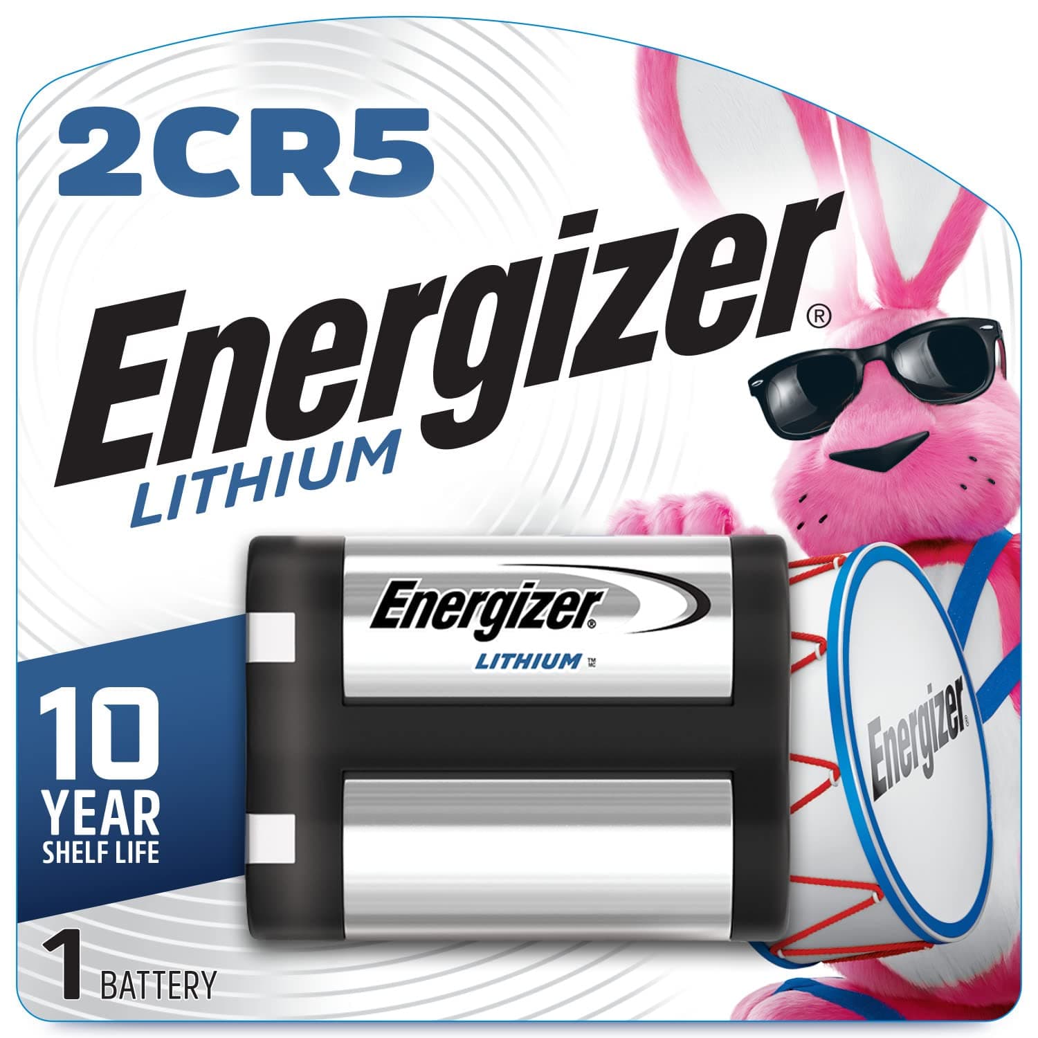Energizer 2CR5 Batteries, 1 Pack
