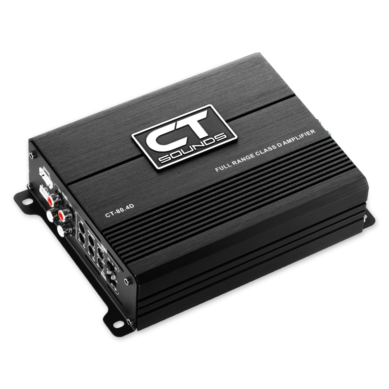CT Sounds CT-80.4D Full Range Class D 4 Channel Car Audio Amplifier, 480 Watts RMS